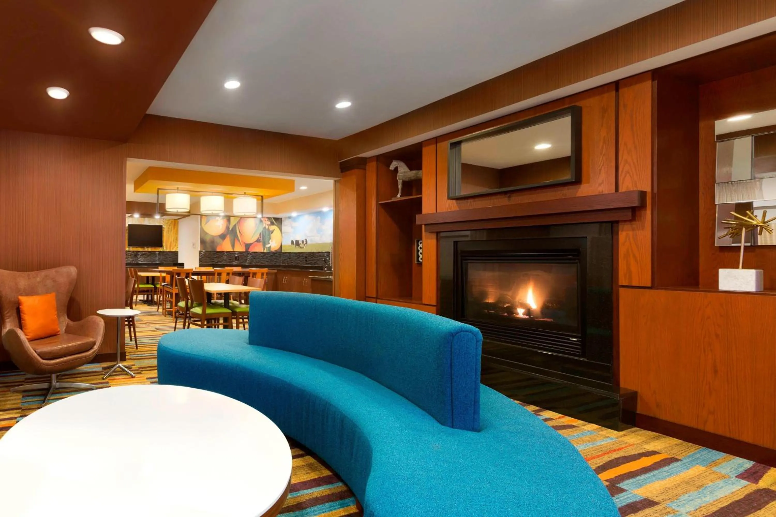 Lobby or reception in Fairfield Inn & Suites Midland
