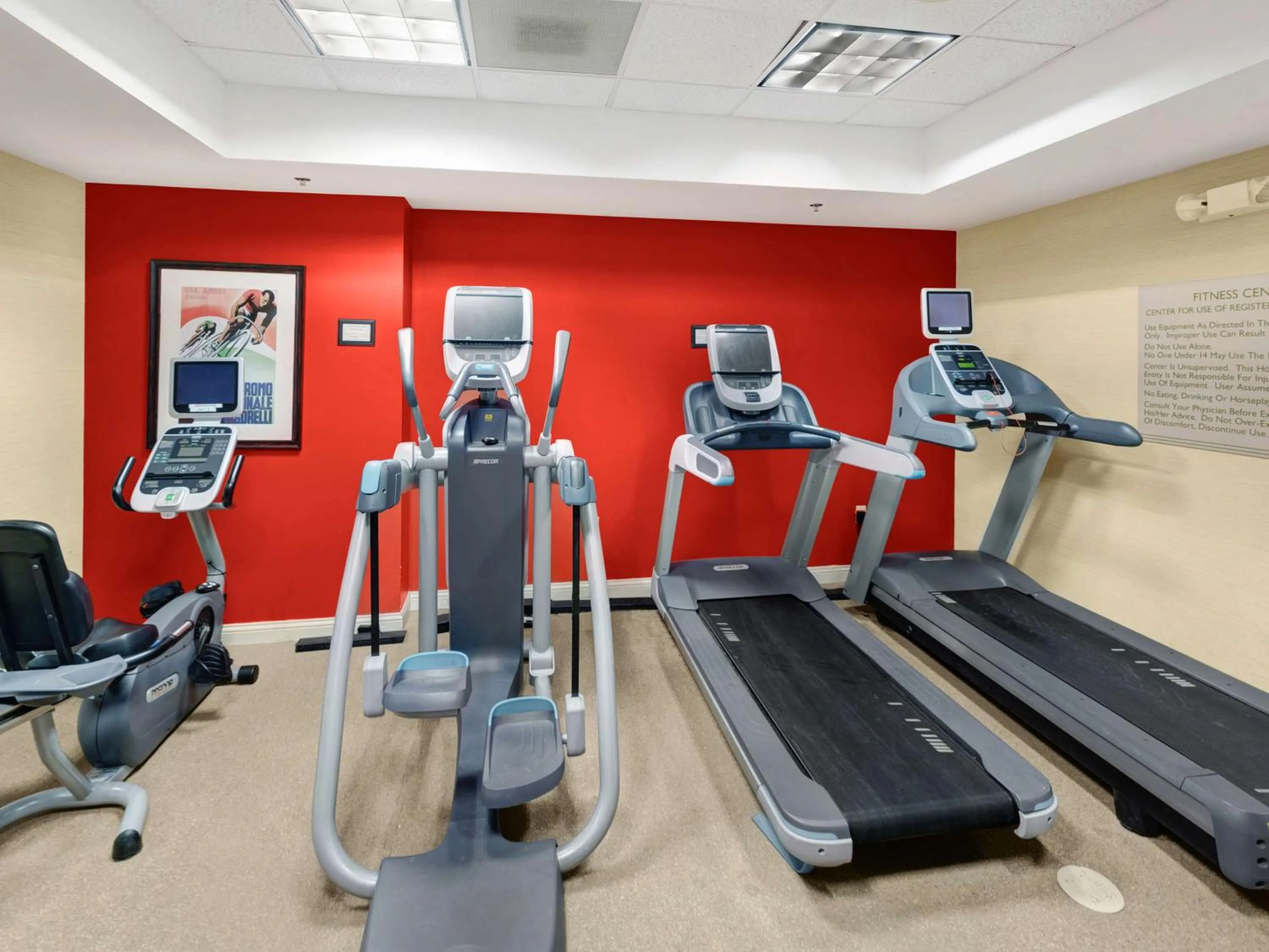 Fitness centre/facilities in Hilton Garden Inn Oklahoma City North Quail Springs