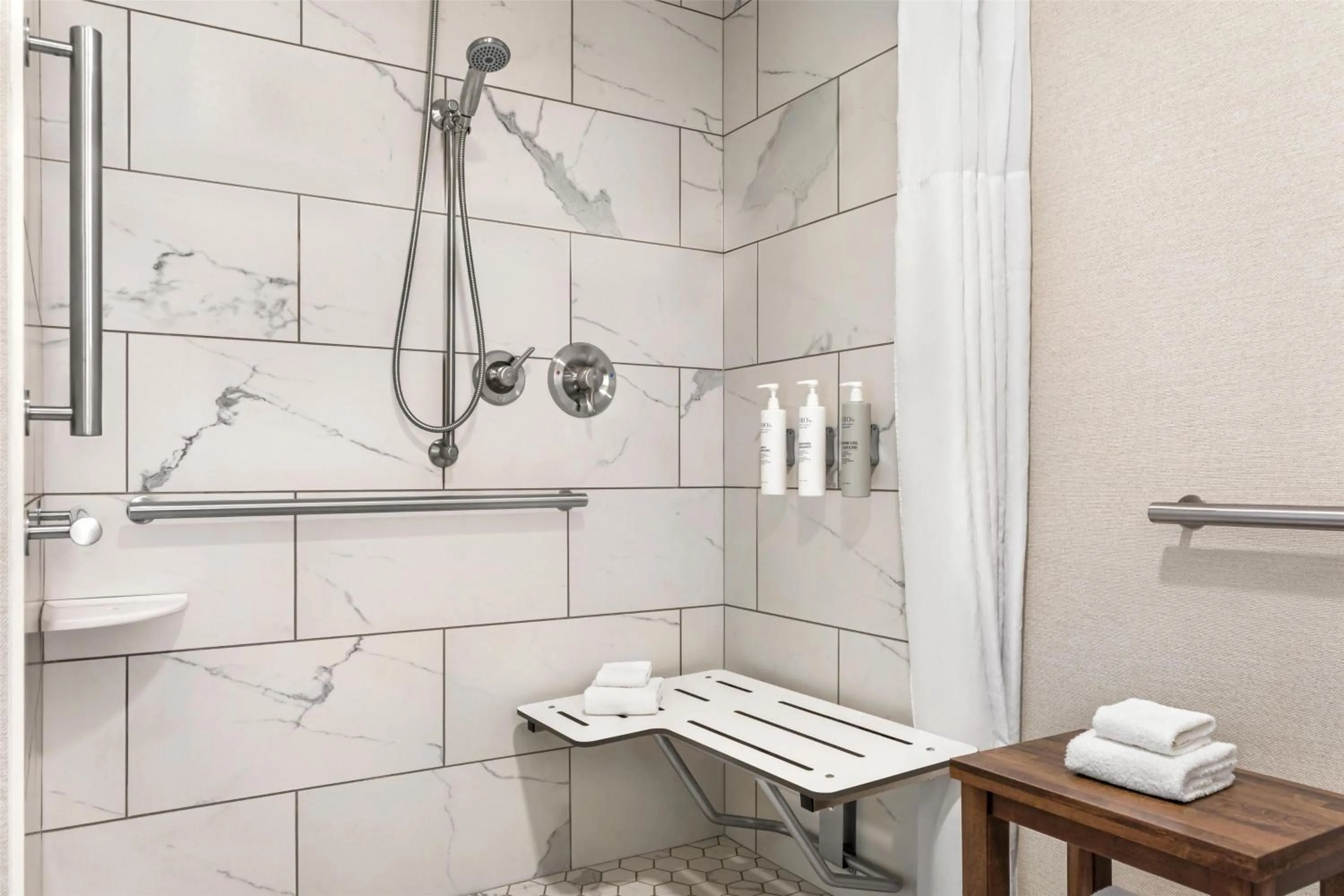 Bathroom in Hampton Inn Virginia Beach-Oceanfront South