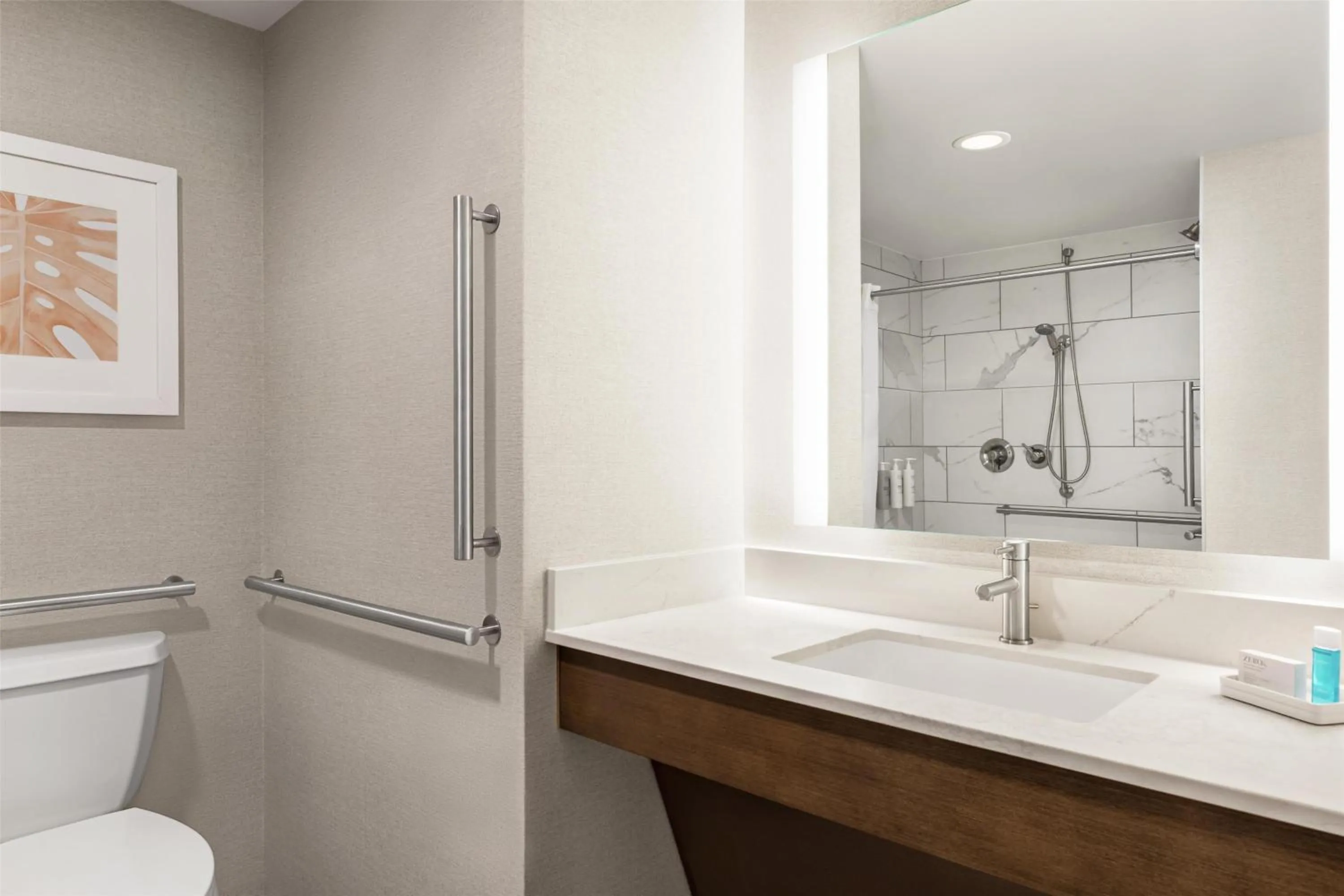 Bathroom in Hampton Inn Virginia Beach-Oceanfront South