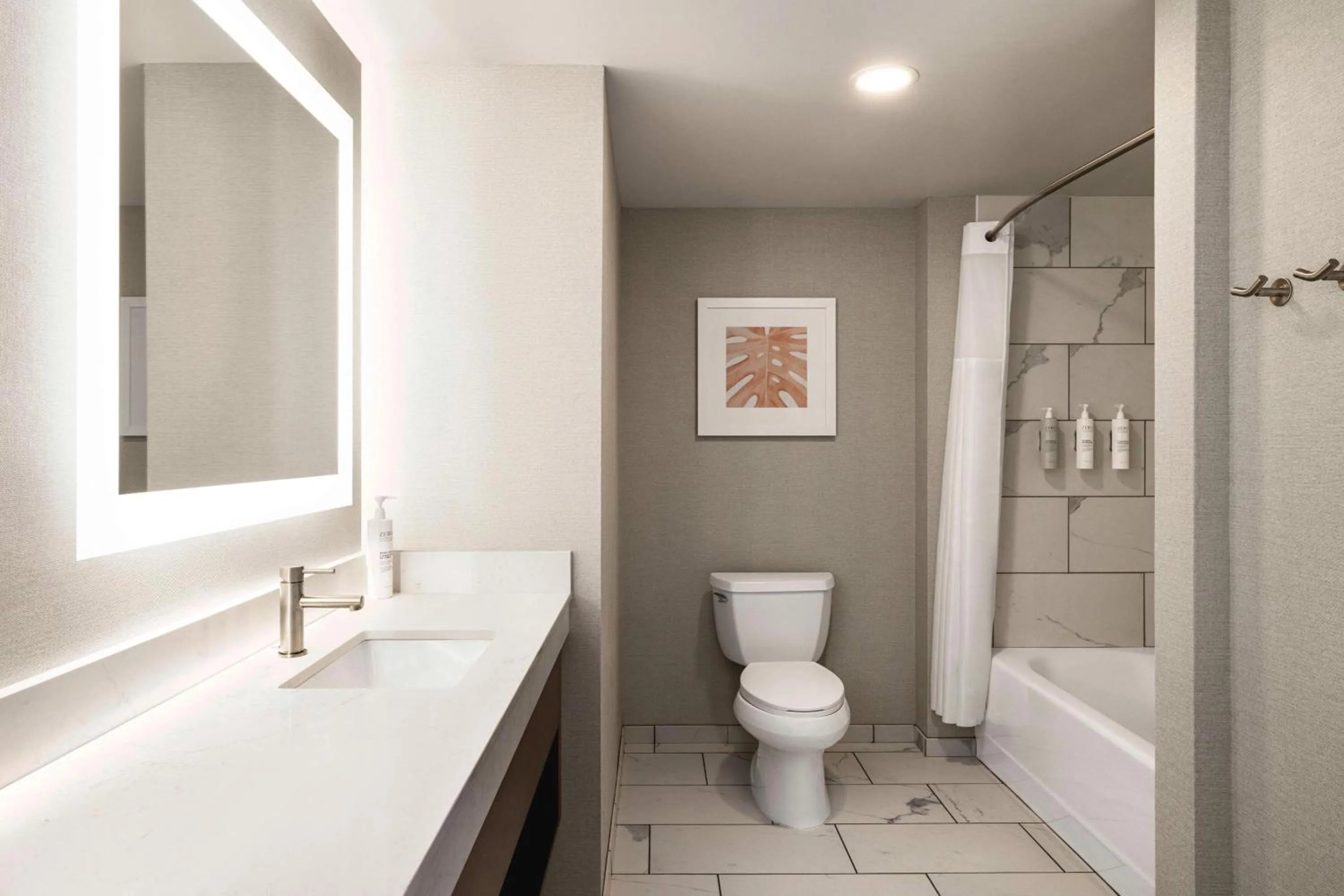 Bathroom in Hampton Inn Virginia Beach-Oceanfront South