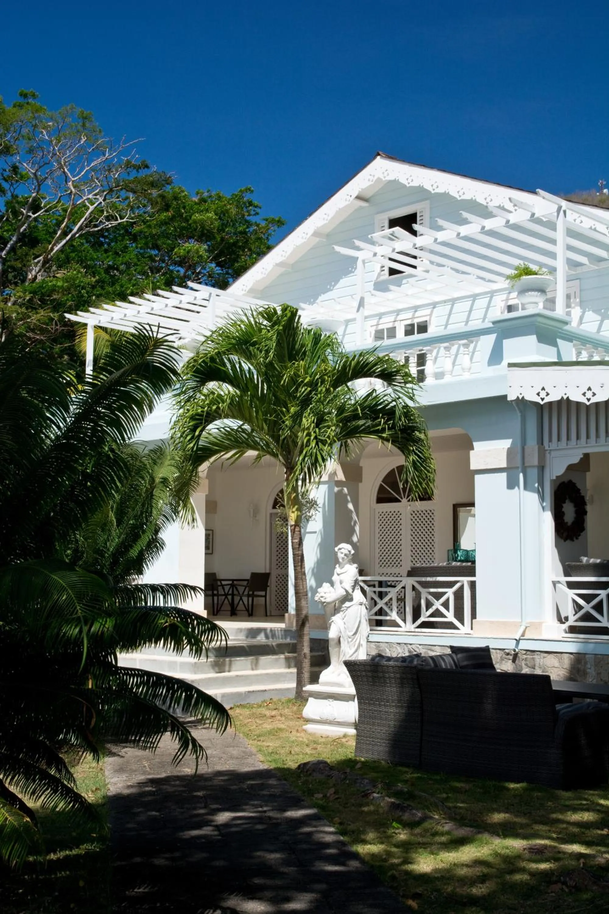 Facade/entrance in Bequia Plantation Hotel