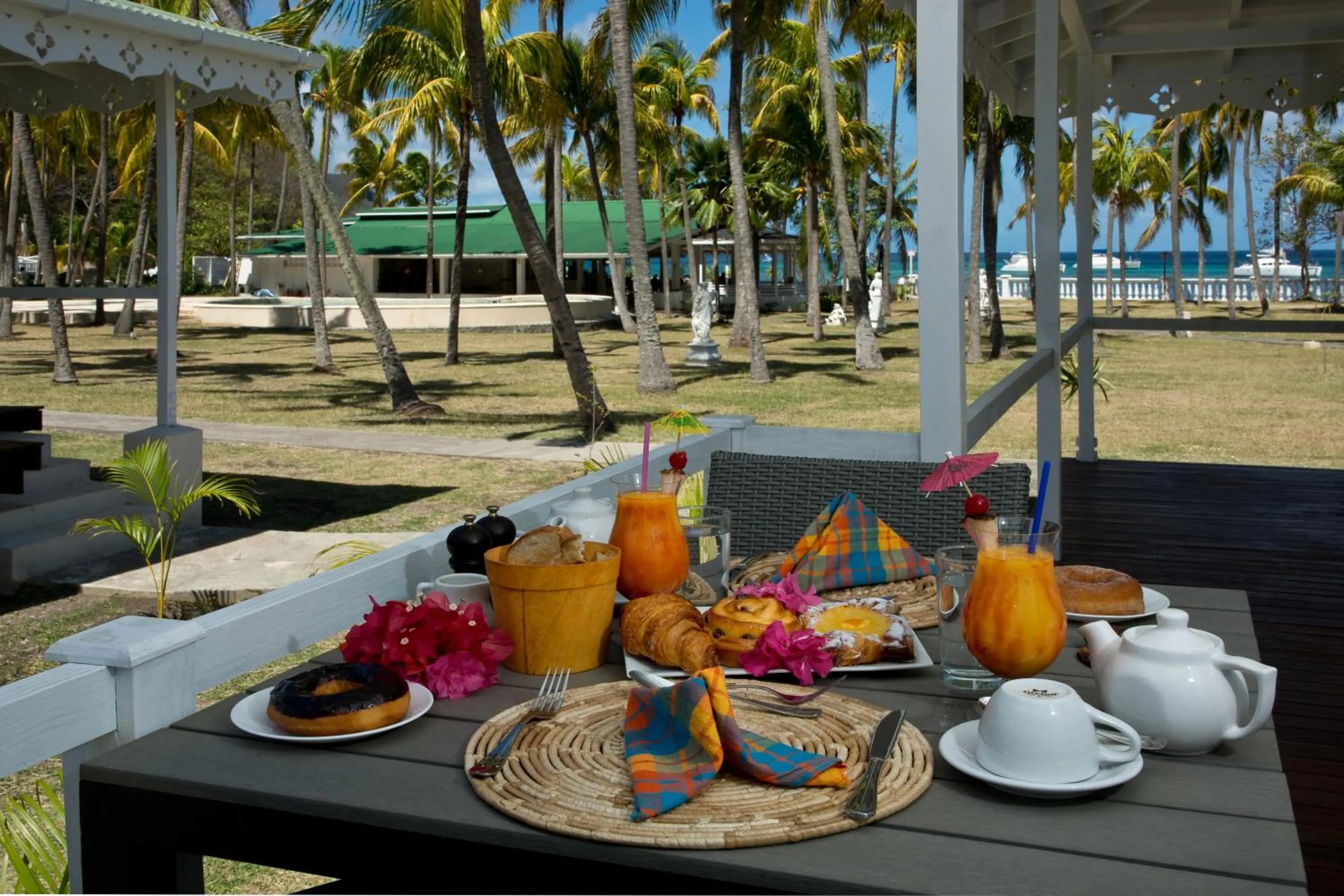 Breakfast in Bequia Plantation Hotel