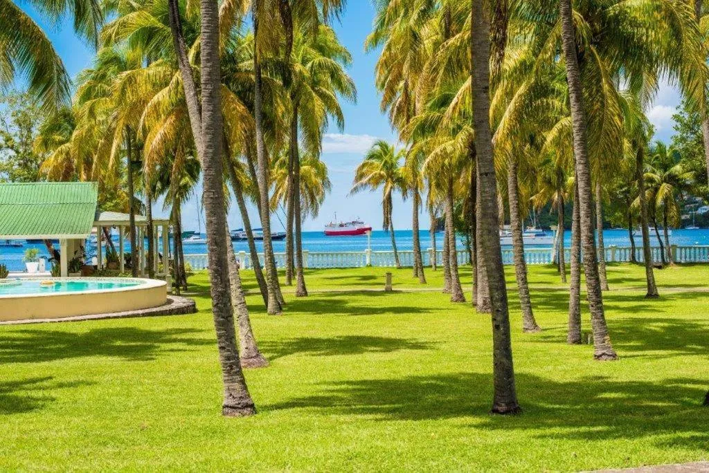 Natural landscape in Bequia Plantation Hotel