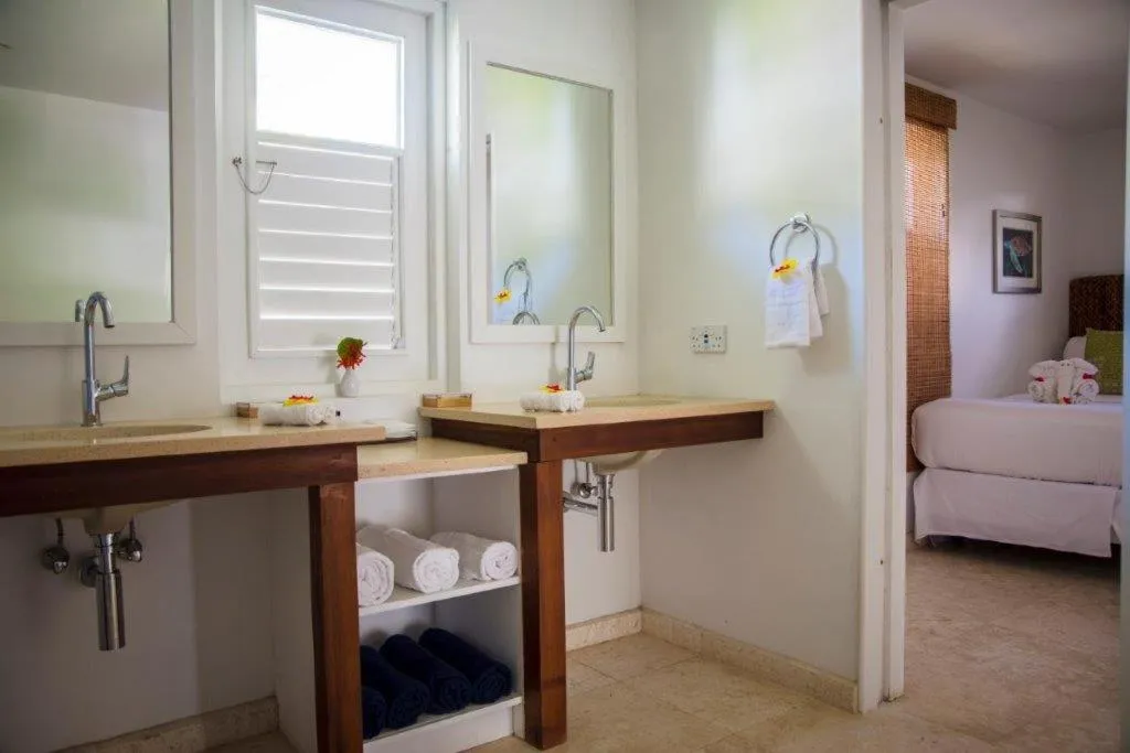 Bed in Bequia Plantation Hotel