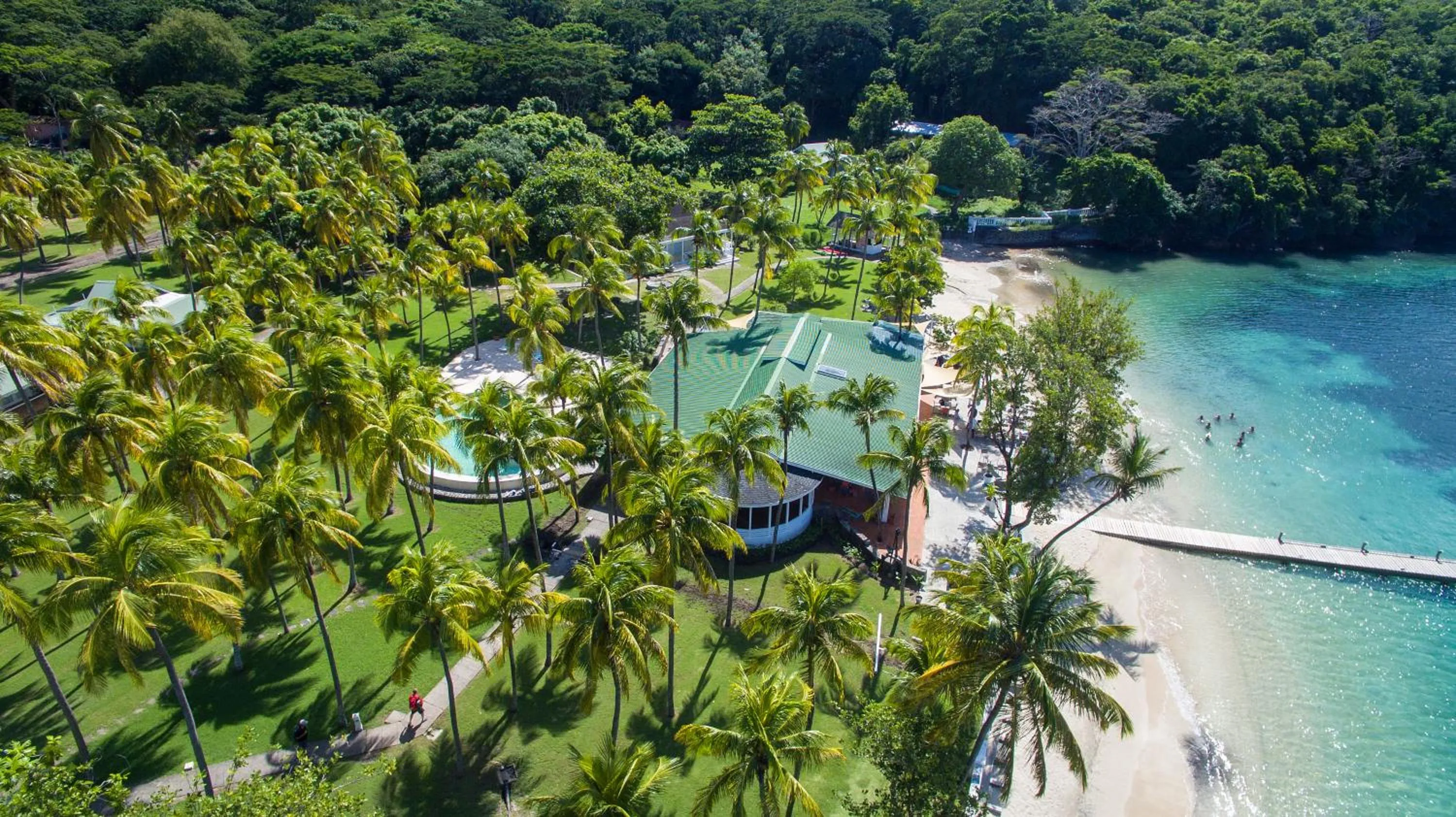 Bird's eye view in Bequia Plantation Hotel