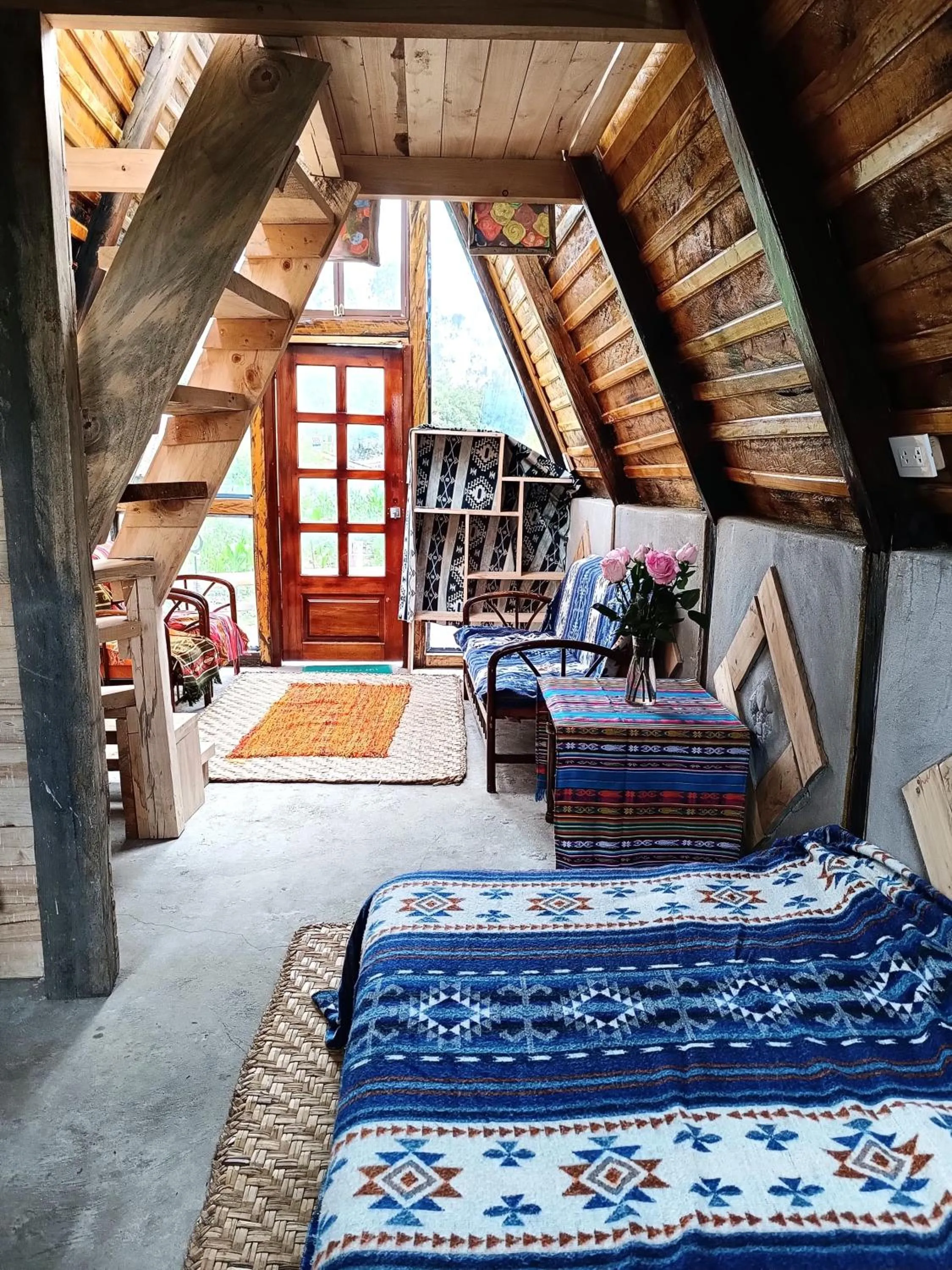 Living room, Bed in El Tio Hostal