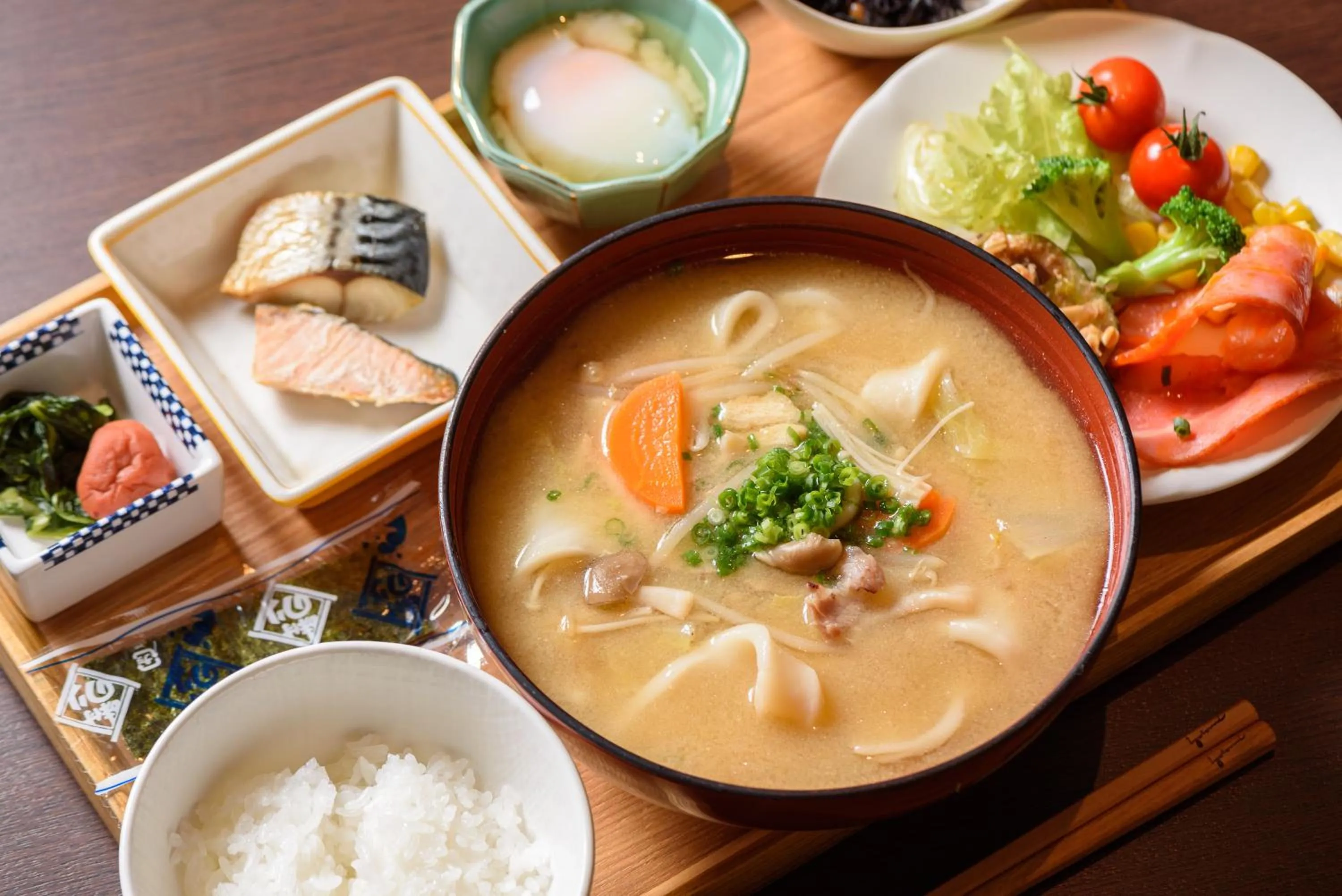 Breakfast in Yufuin Iyotomi