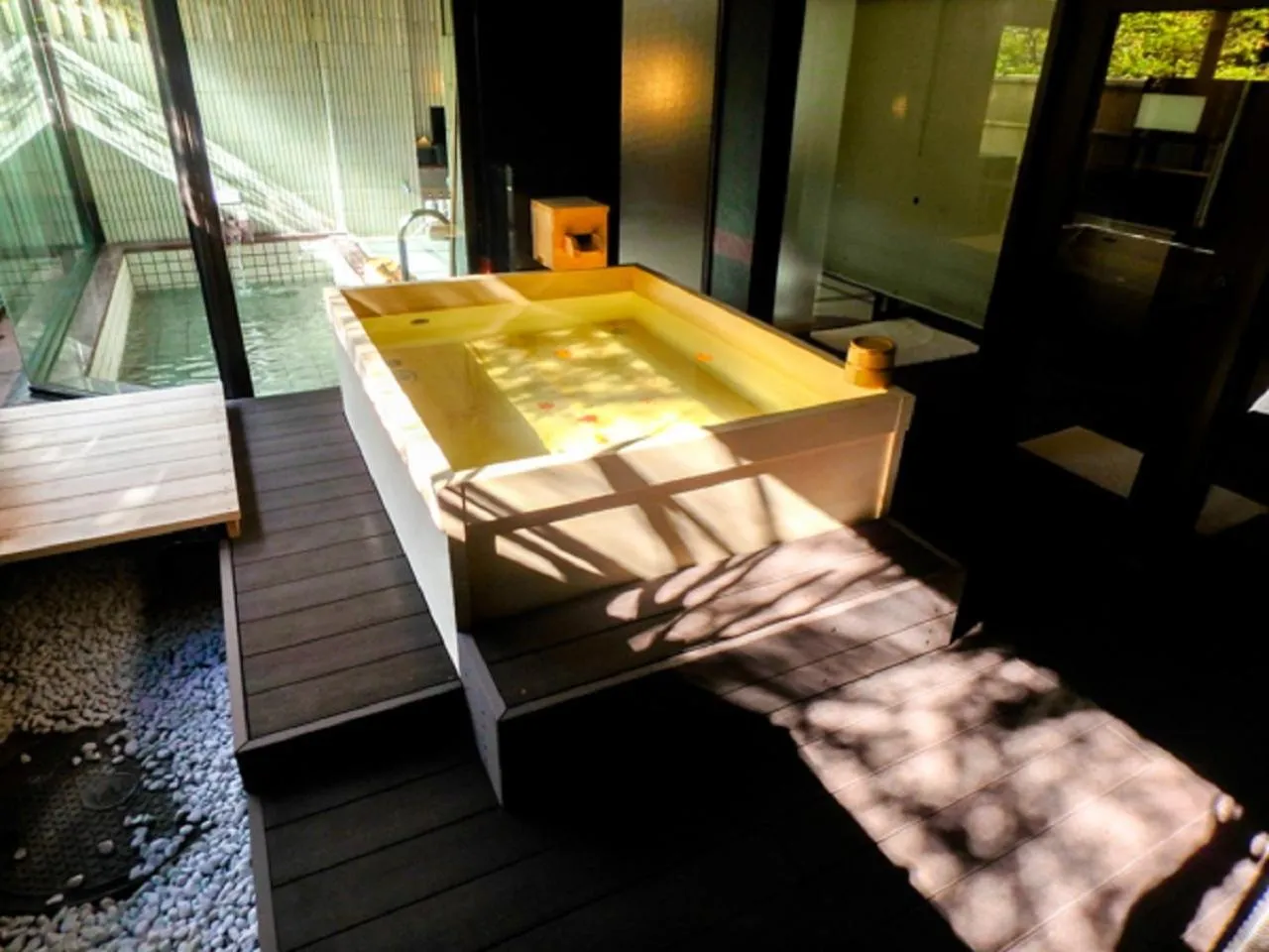 Open Air Bath, Bed in LiVEMAX RESORT Okudogo