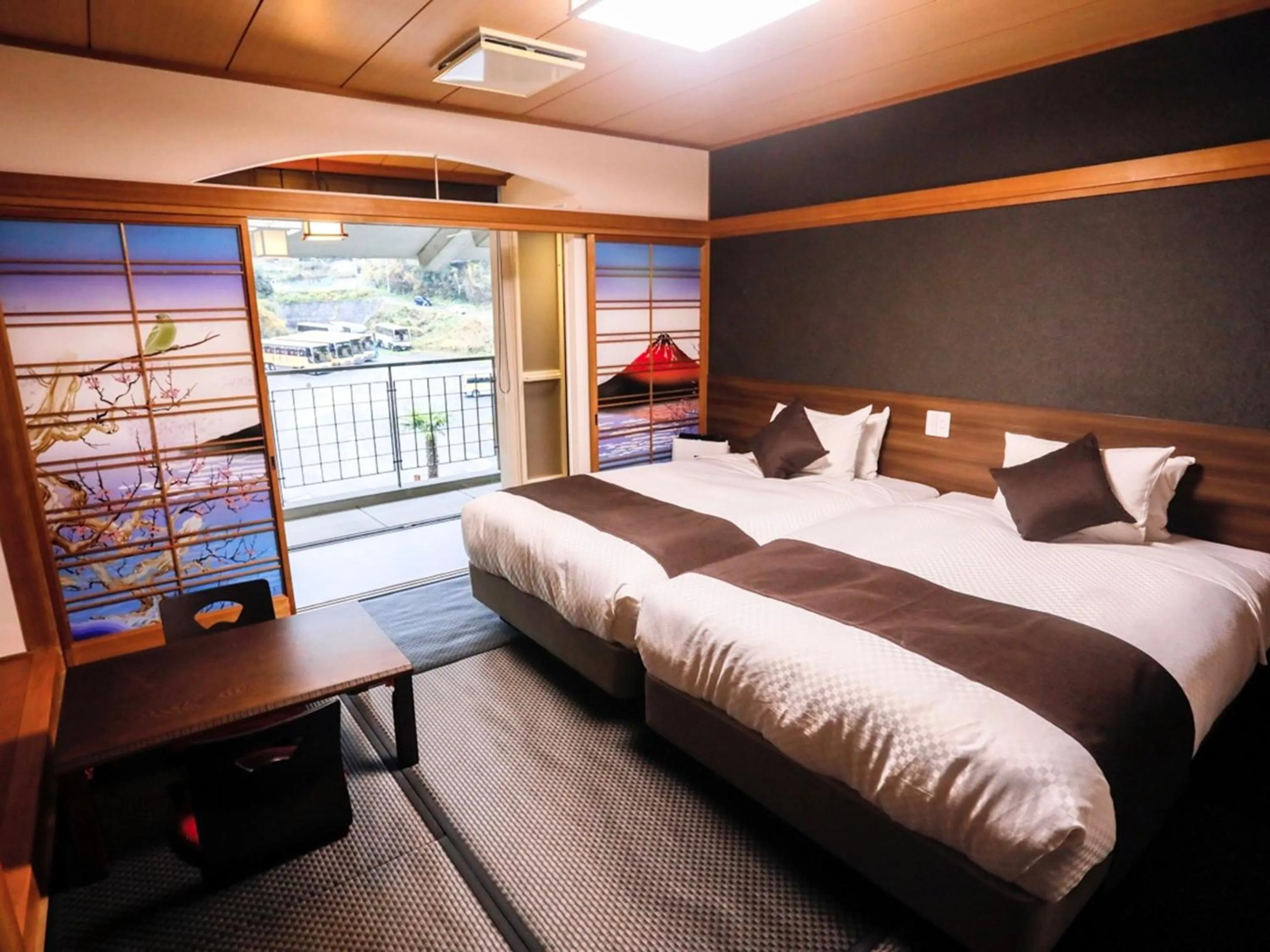 Photo of the whole room, Bed in LiVEMAX RESORT Okudogo