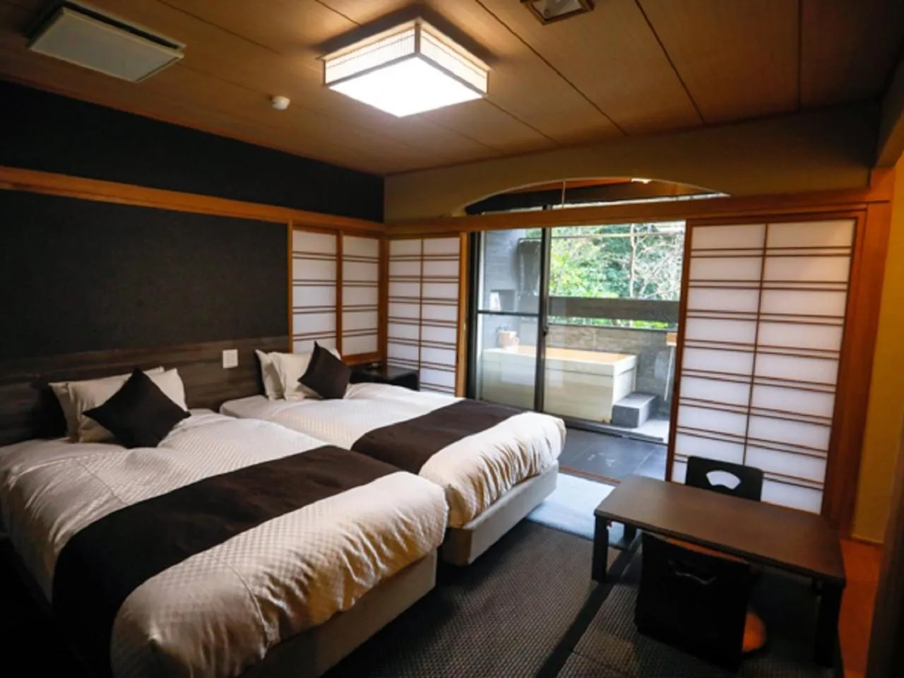 Photo of the whole room, Bed in LiVEMAX RESORT Okudogo