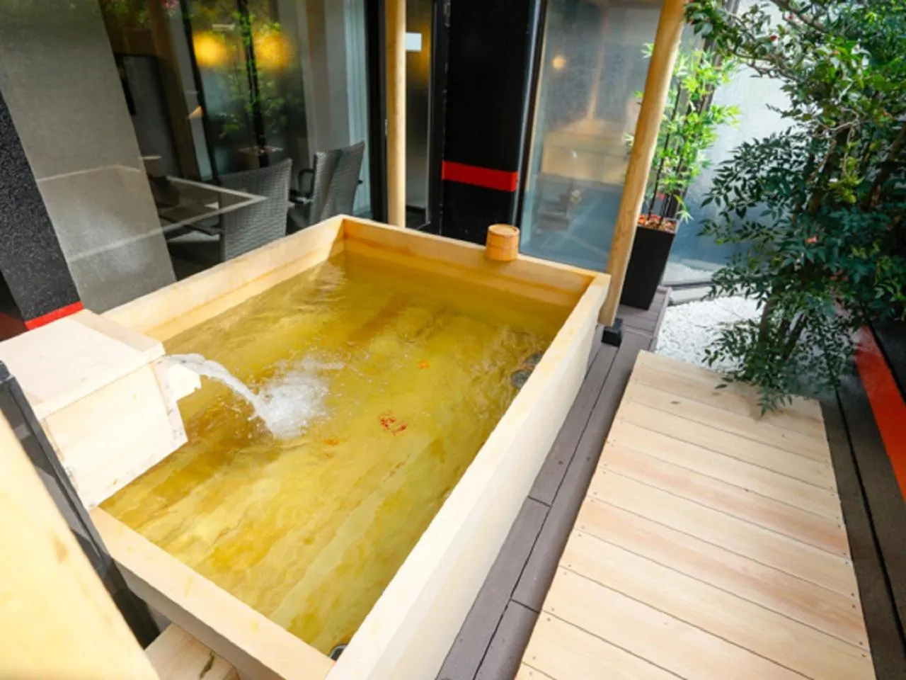 Open Air Bath in LiVEMAX RESORT Okudogo
