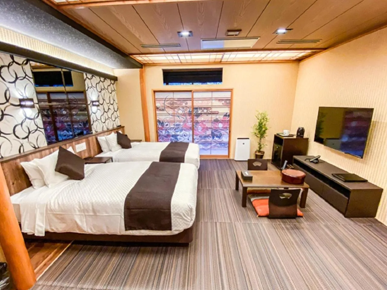 Photo of the whole room, Bed in LiVEMAX RESORT Okudogo