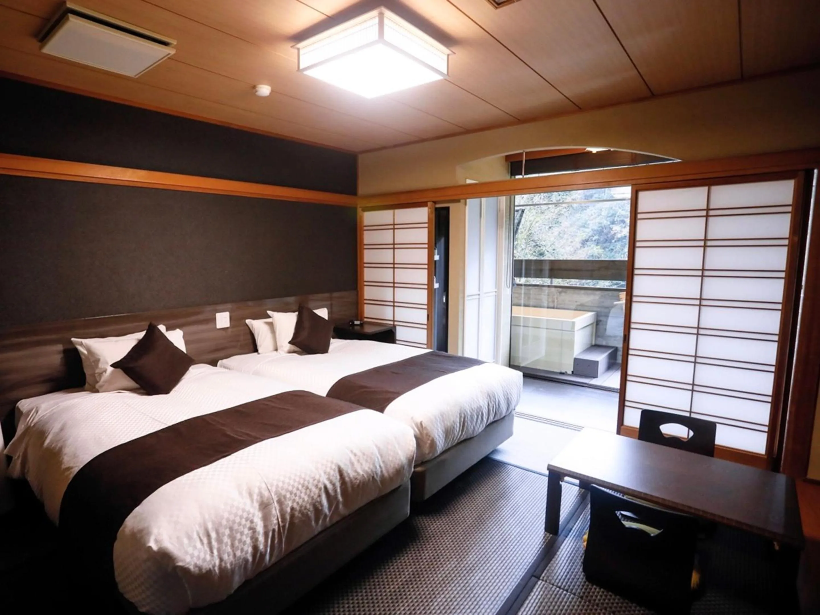 Photo of the whole room, Bed in LiVEMAX RESORT Okudogo