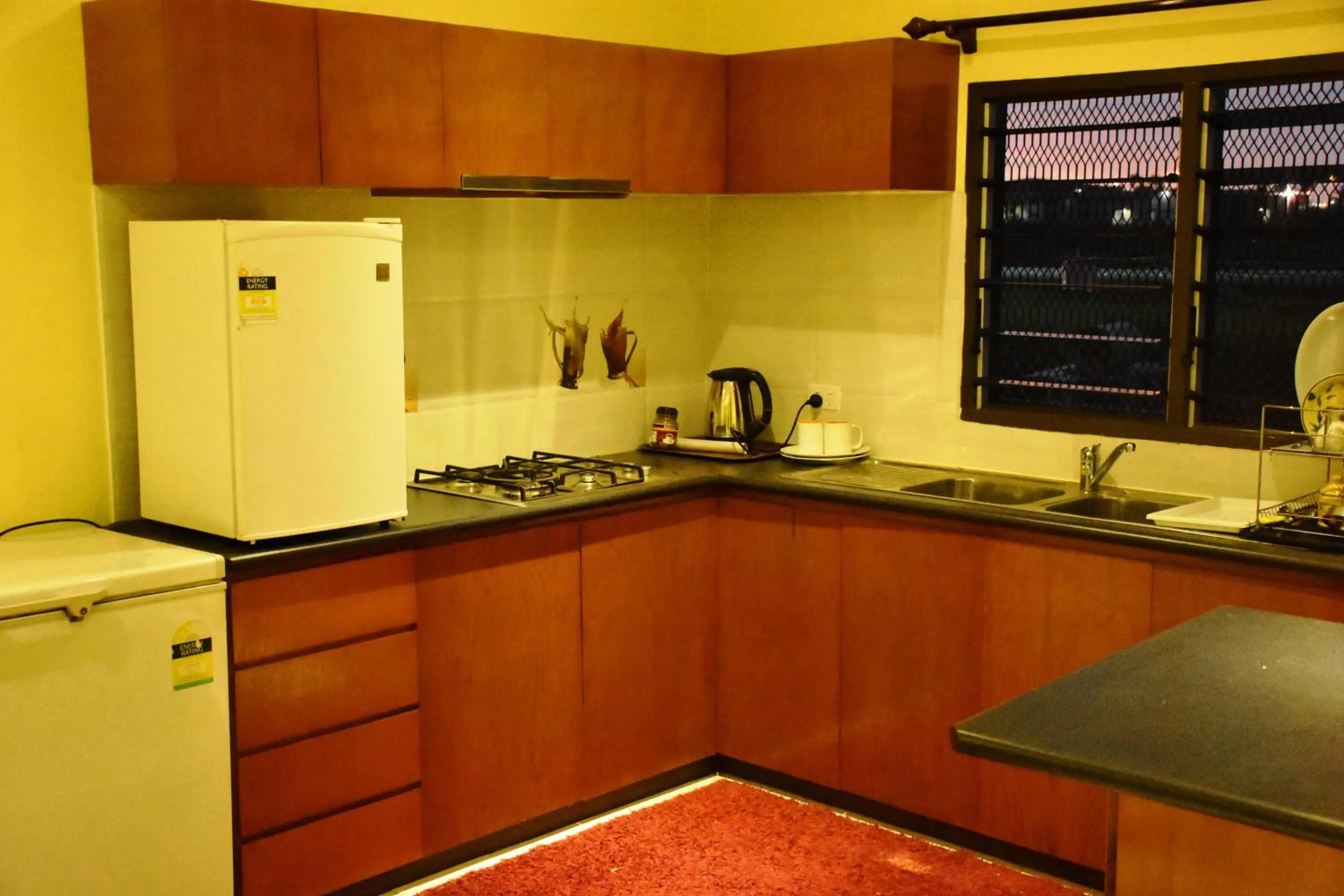 Communal kitchen in Westfield Homestay Fiji