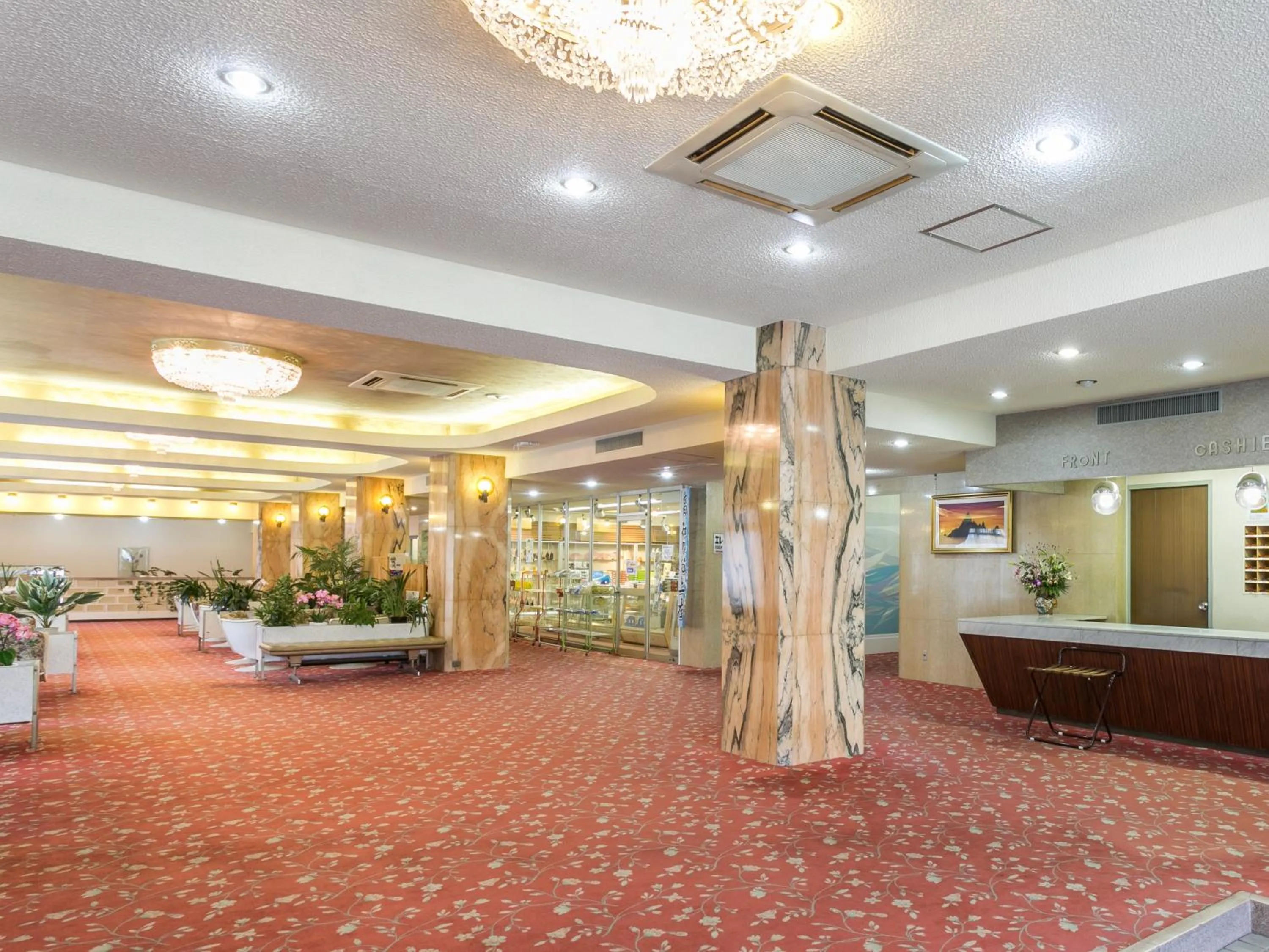 Lobby or reception in Riverside Hotel Shoei