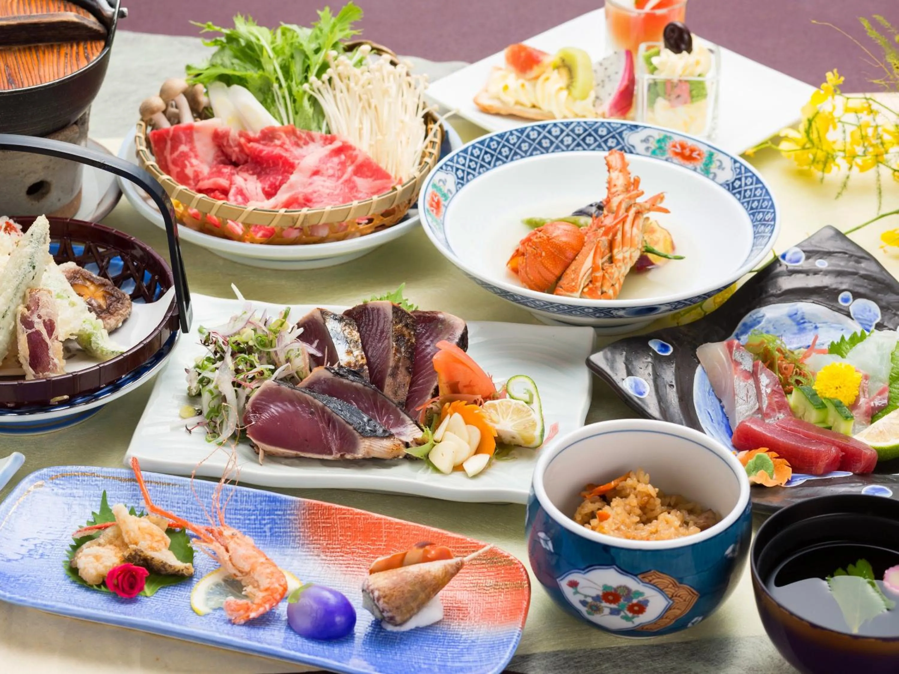 Food close-up in Riverside Hotel Shoei