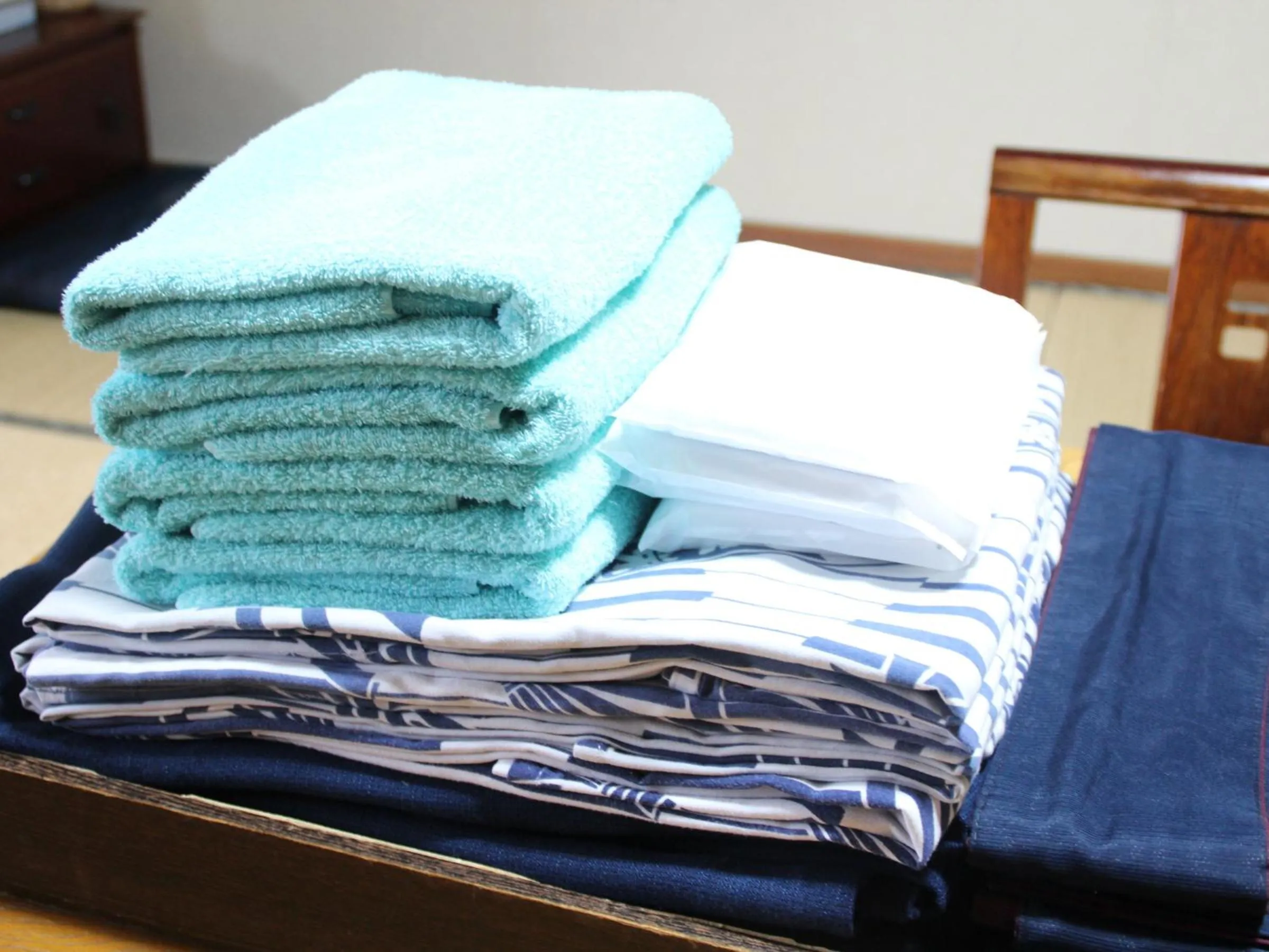 Photo of the whole room, Bed in Riverside Hotel Shoei