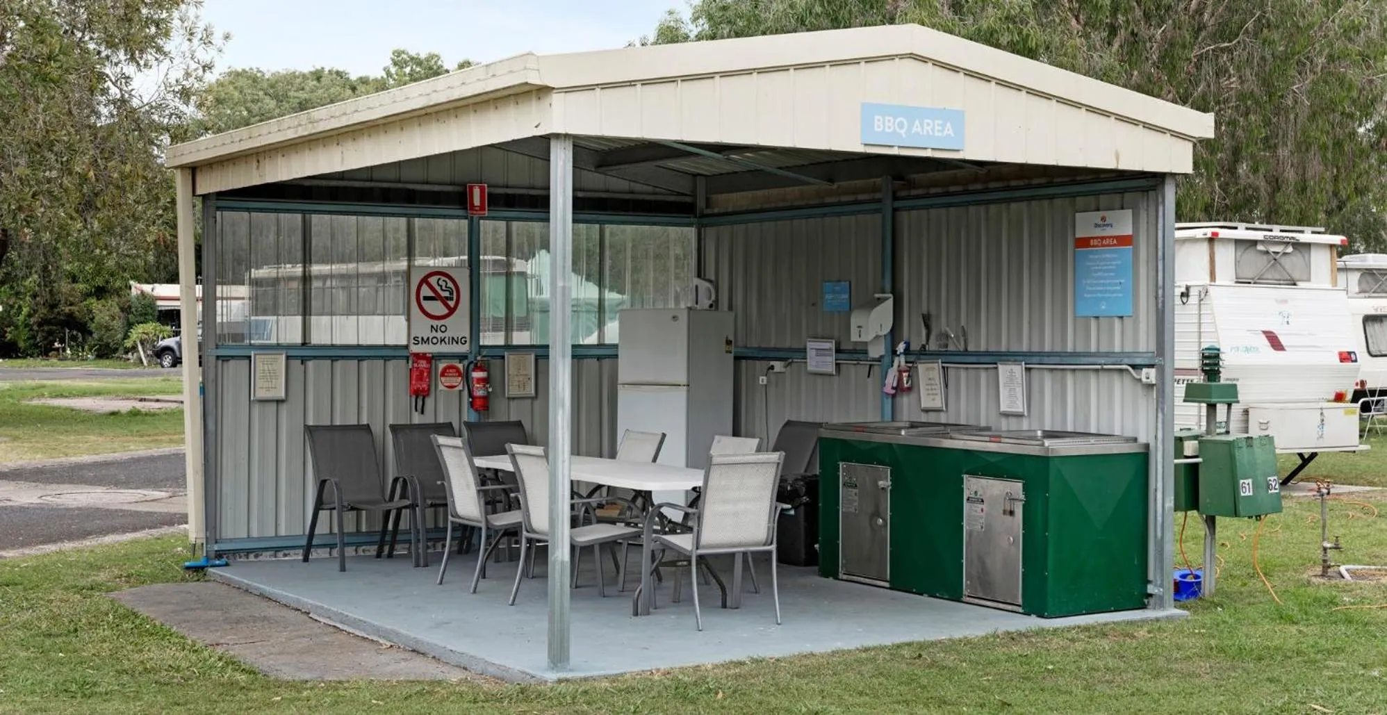 BBQ facilities in Discovery Parks - Casino