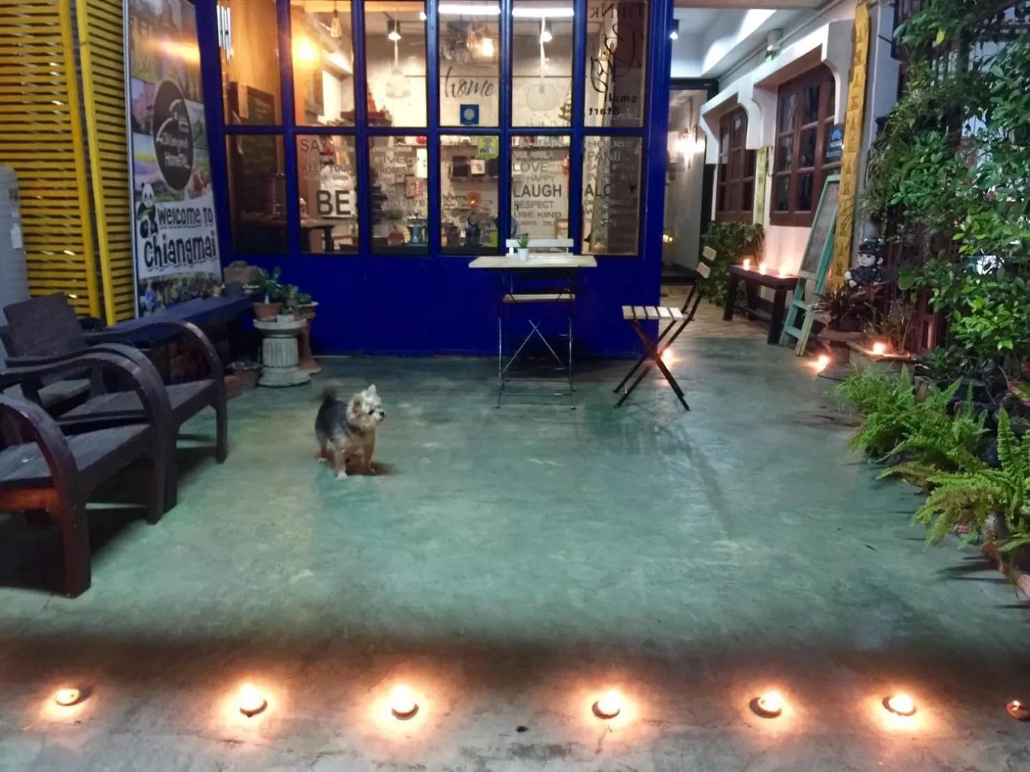 Patio in Chiangmai HomeTeL