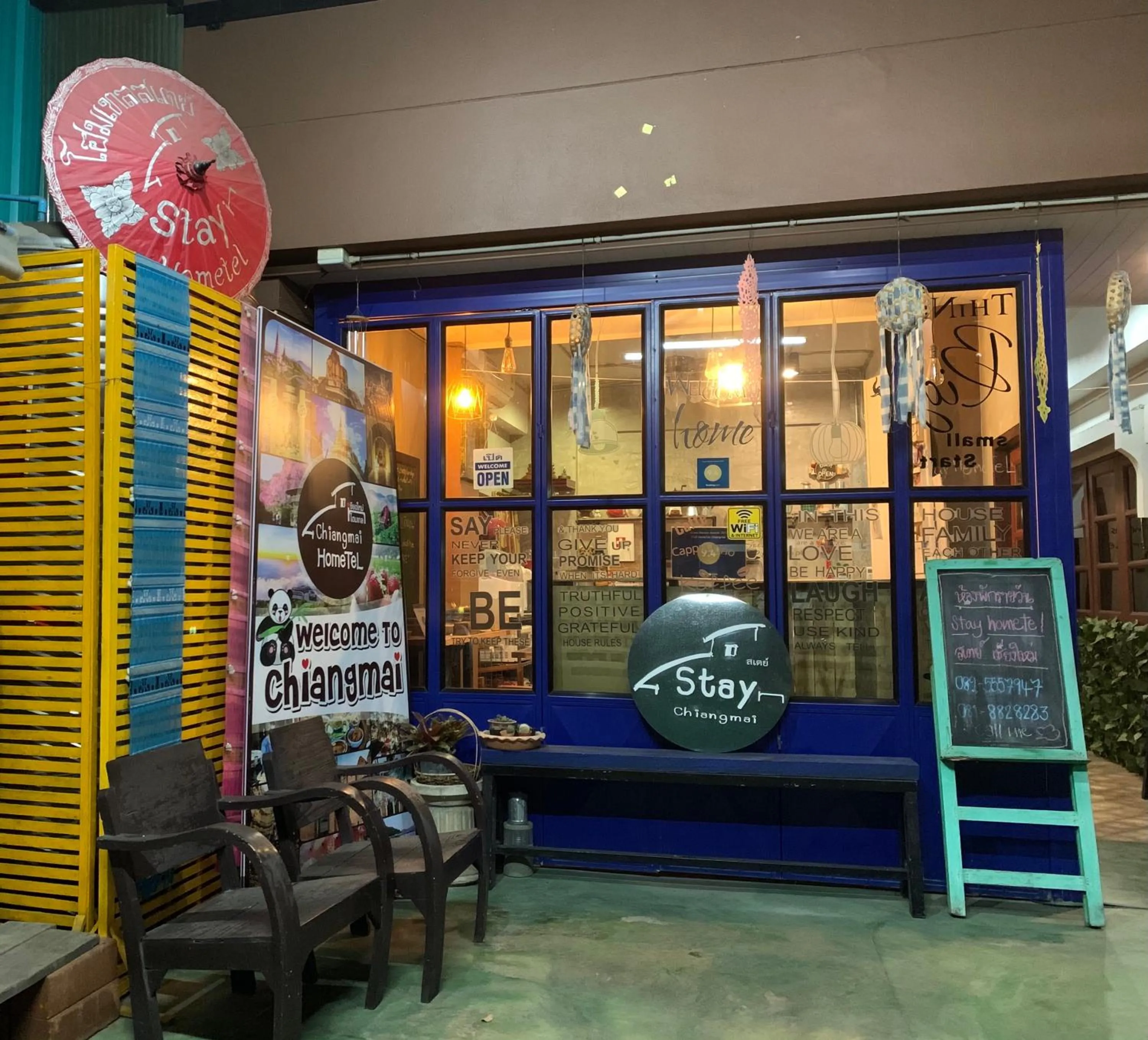 Living room in Chiangmai HomeTeL