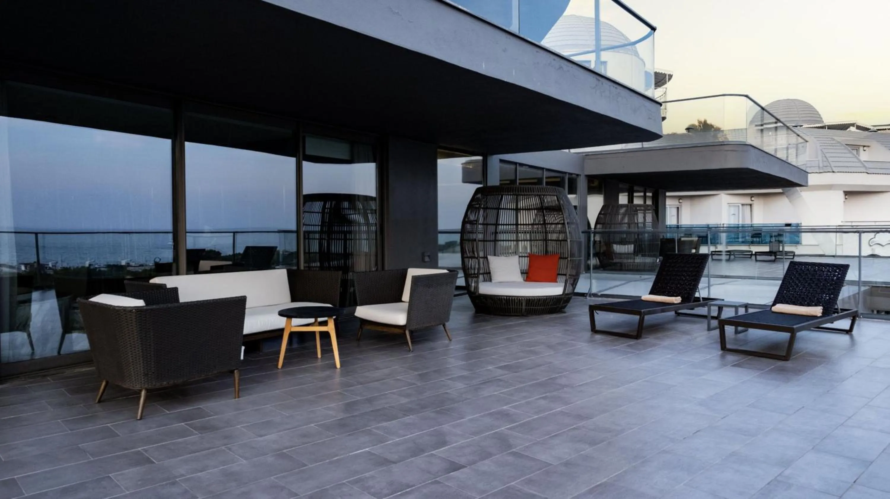 Patio in Bosphorus Sorgun Hotel - Ultra All Inclusive