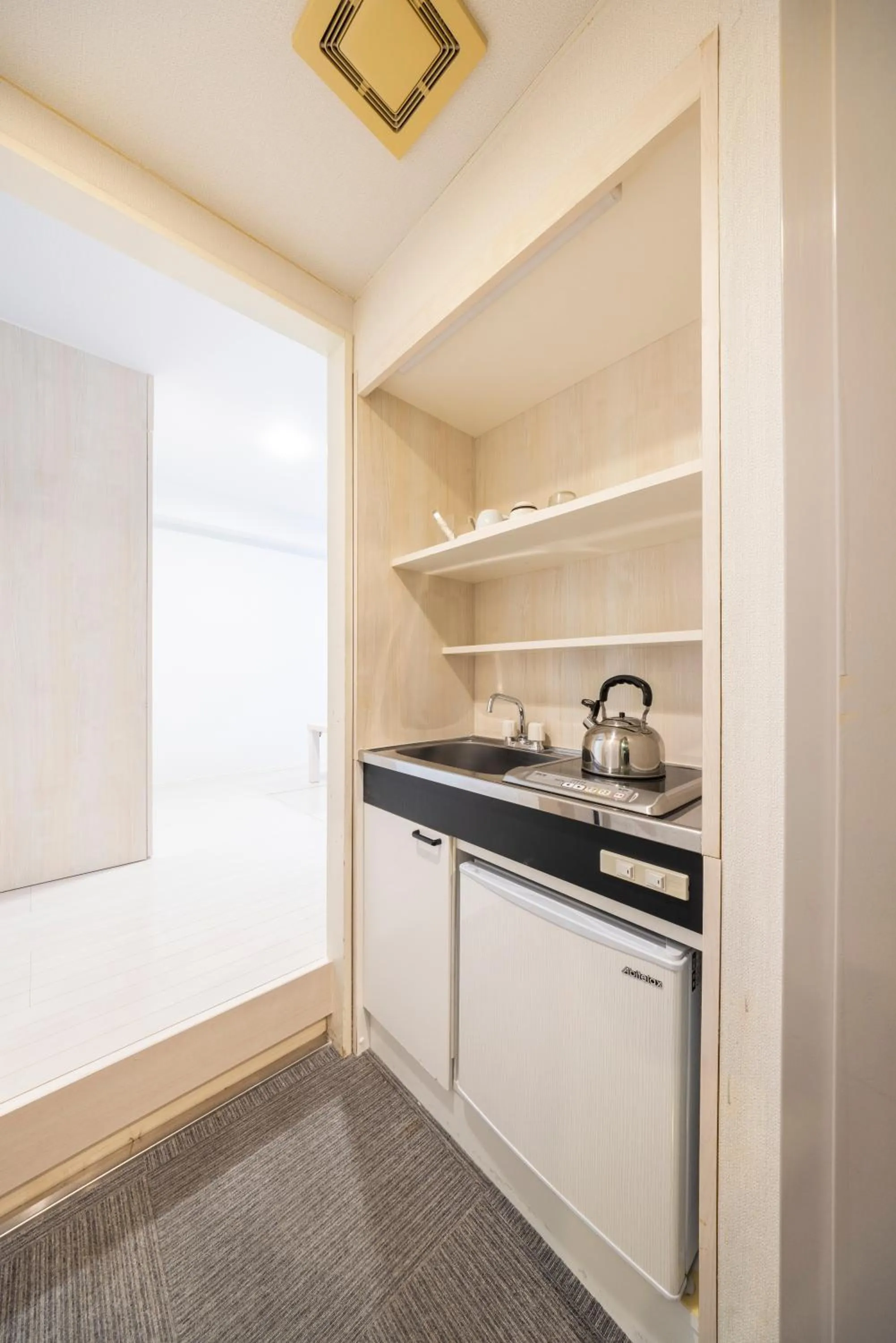 Kitchen or kitchenette in Hotel Cerezo