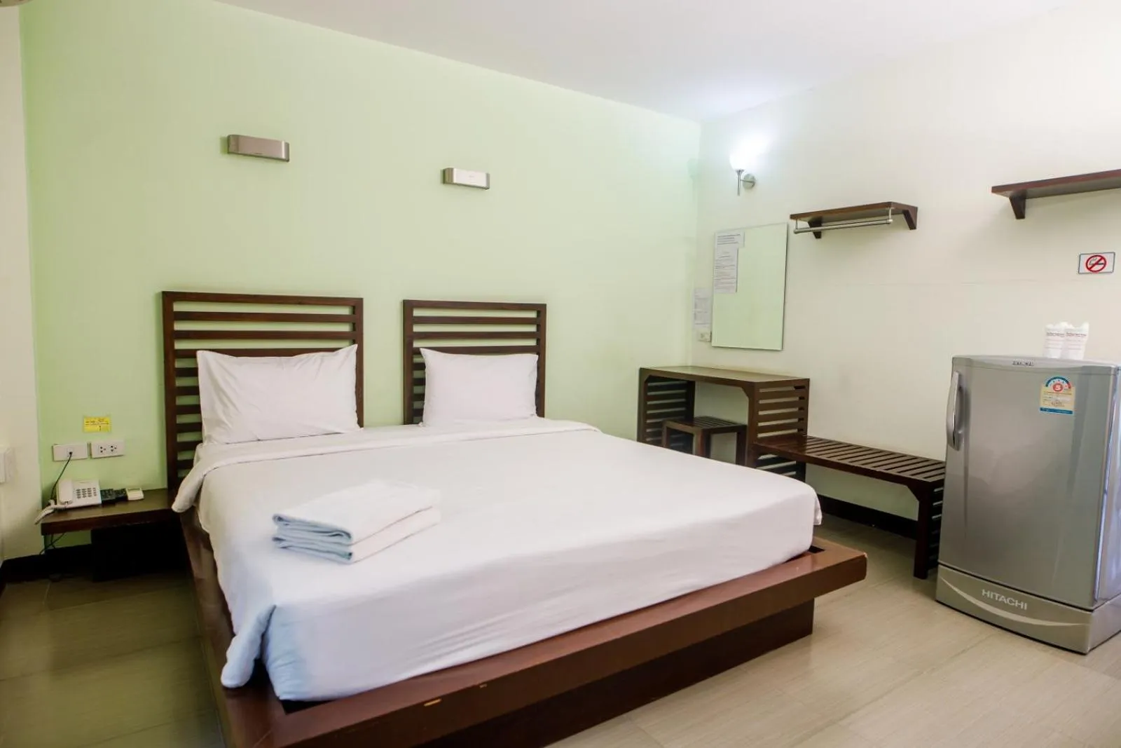 Bed in S Hotel Kanchanaburi