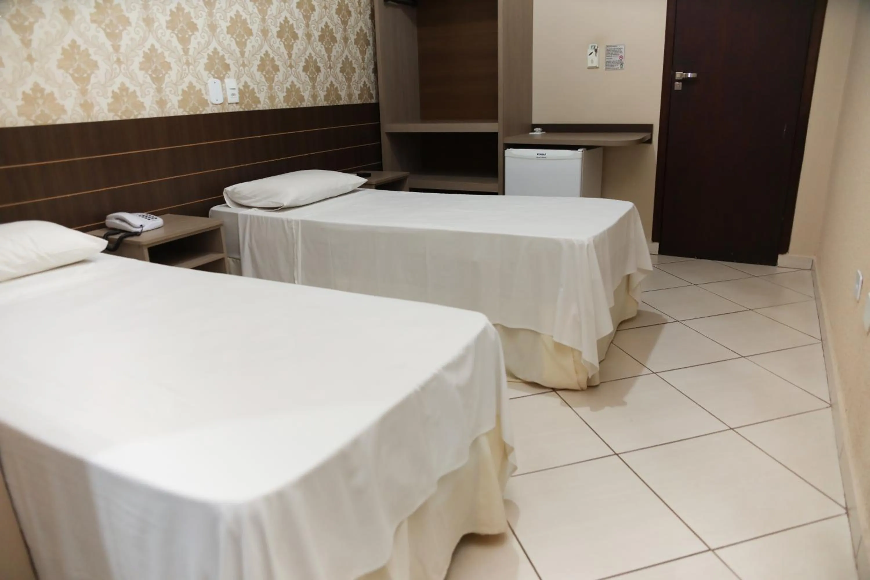 Bed in Hotel Villa Canoas