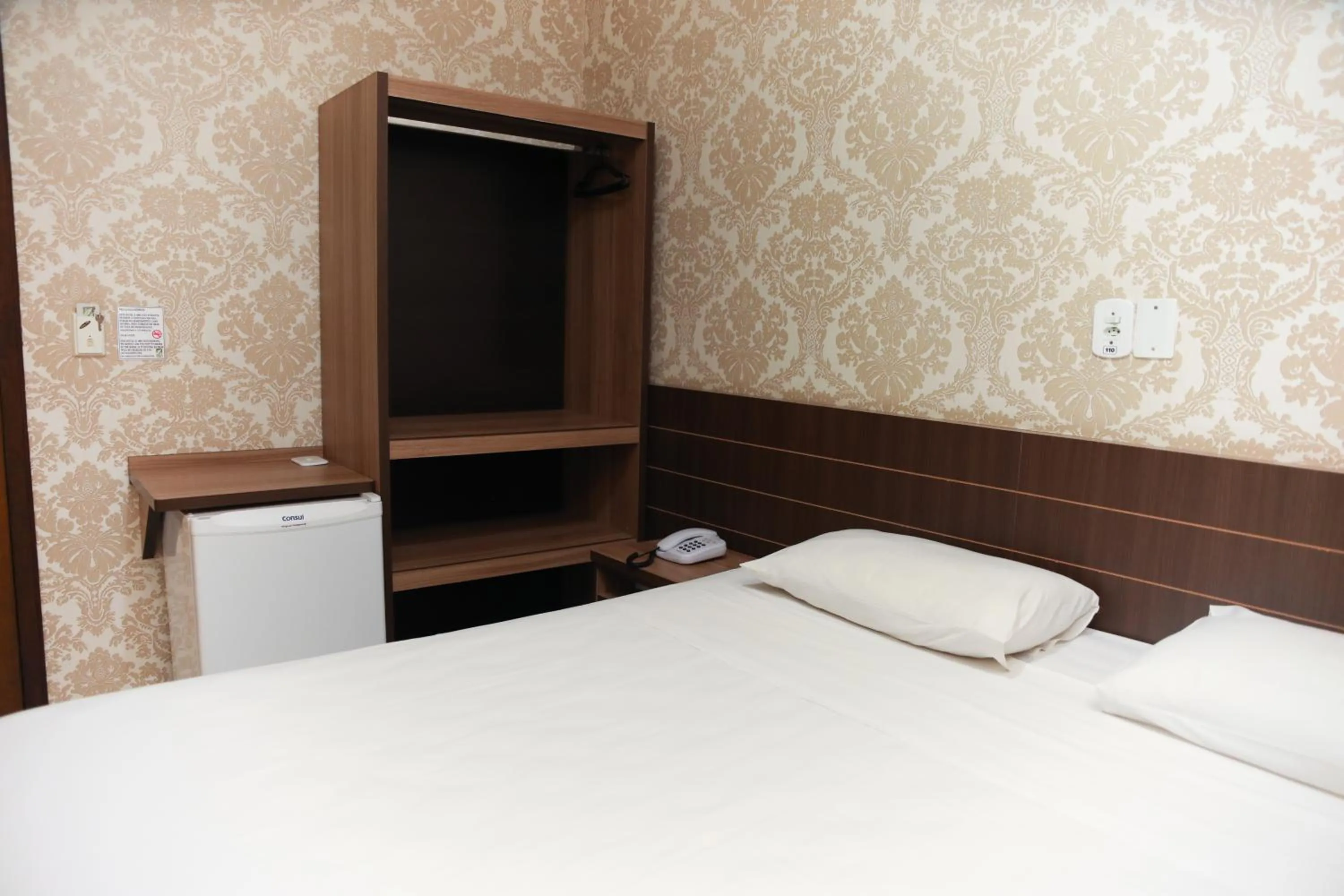 Bed in Hotel Villa Canoas