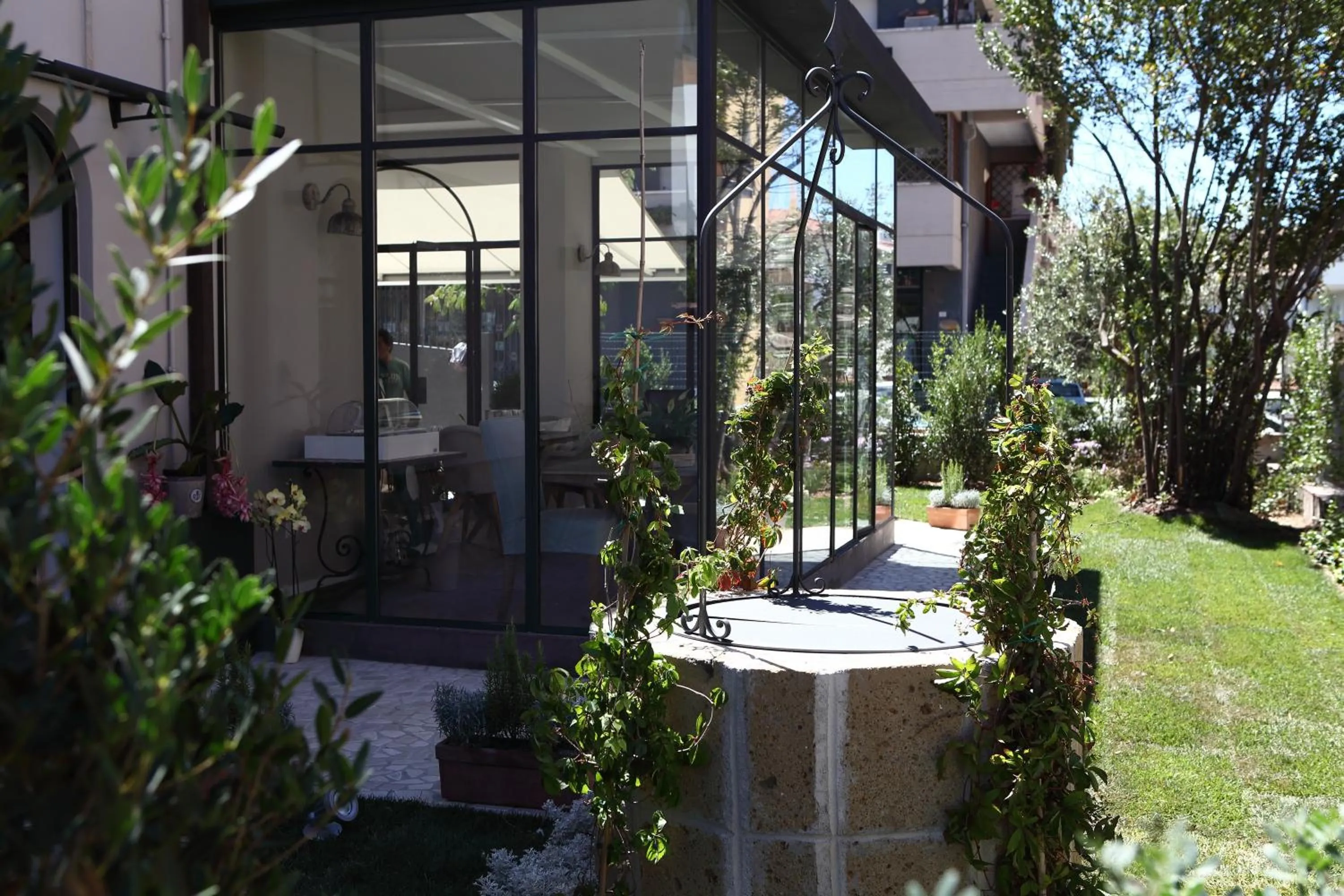 Garden view in Casa Fioravanti