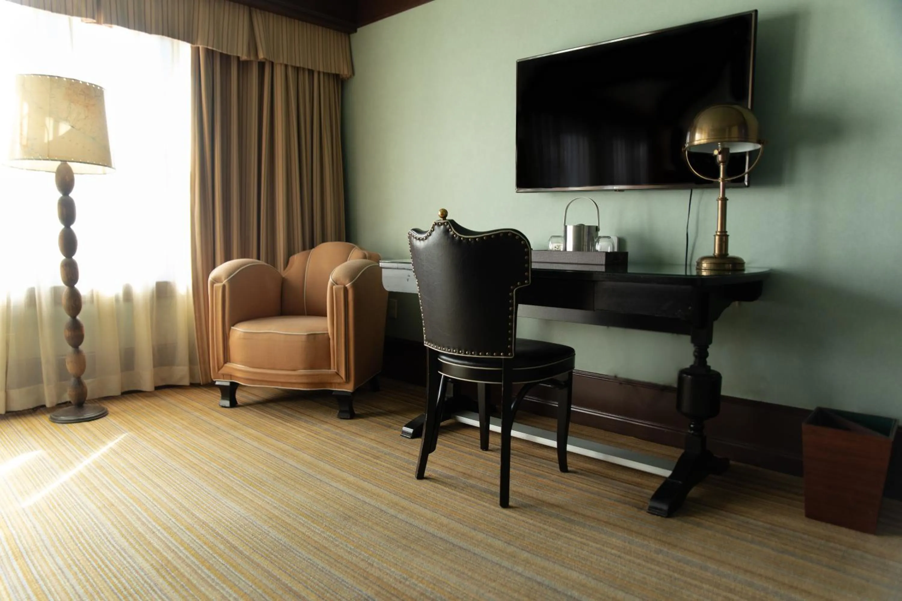 Seating area in Arctic Club Hotel