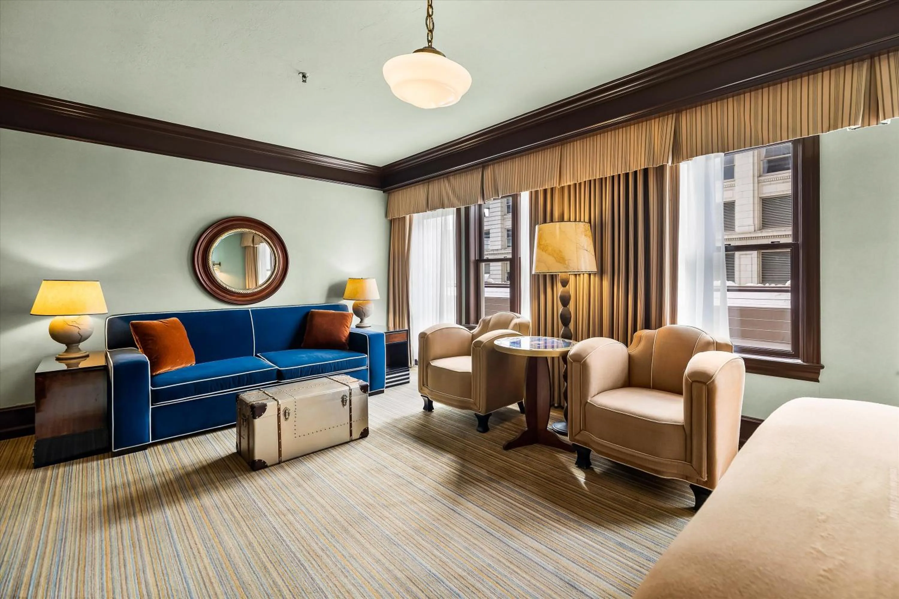 Seating area in Arctic Club Hotel