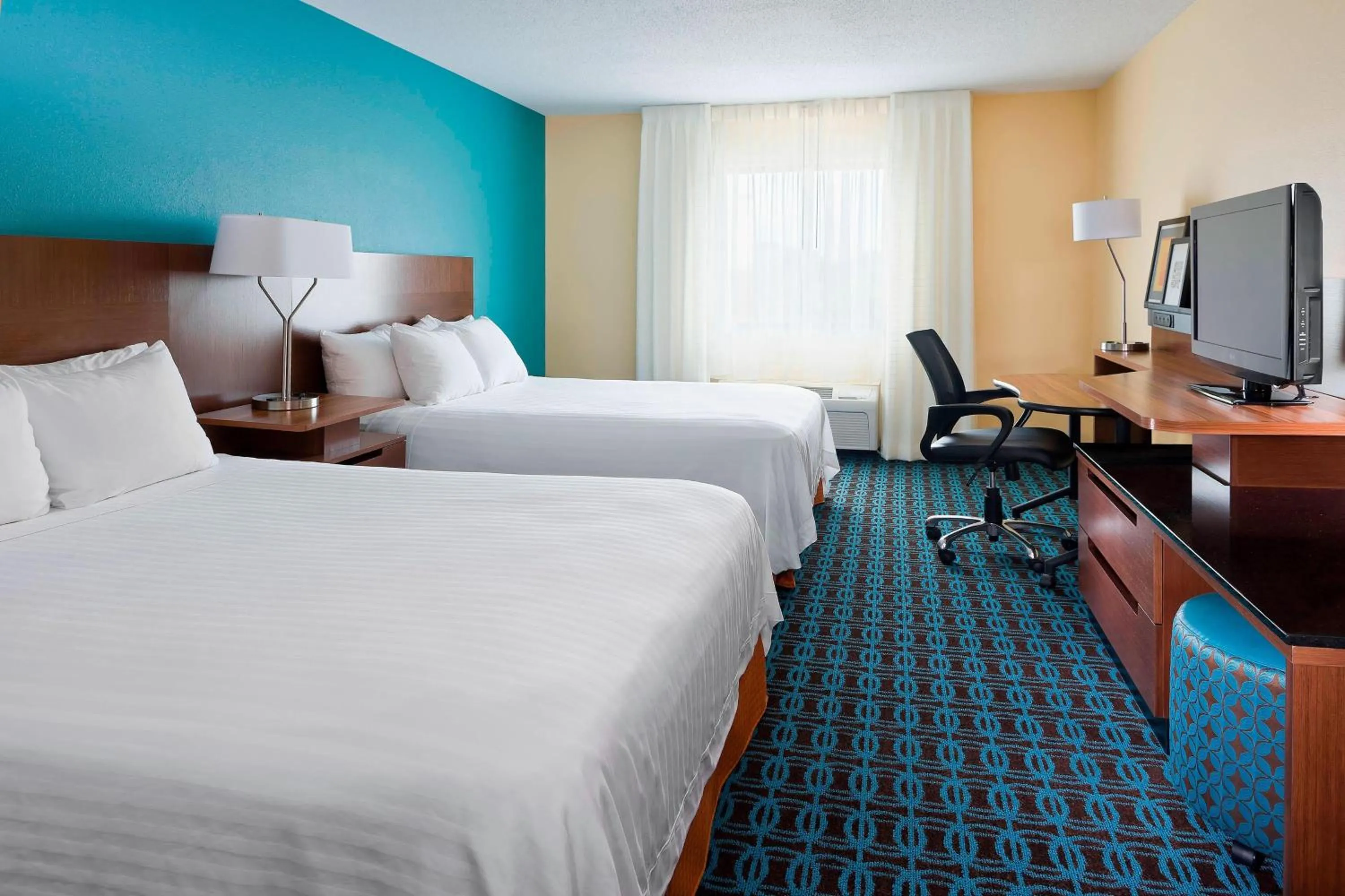 Photo of the whole room, Bed in Fairfield Inn & Suites Lexington Keeneland Airport