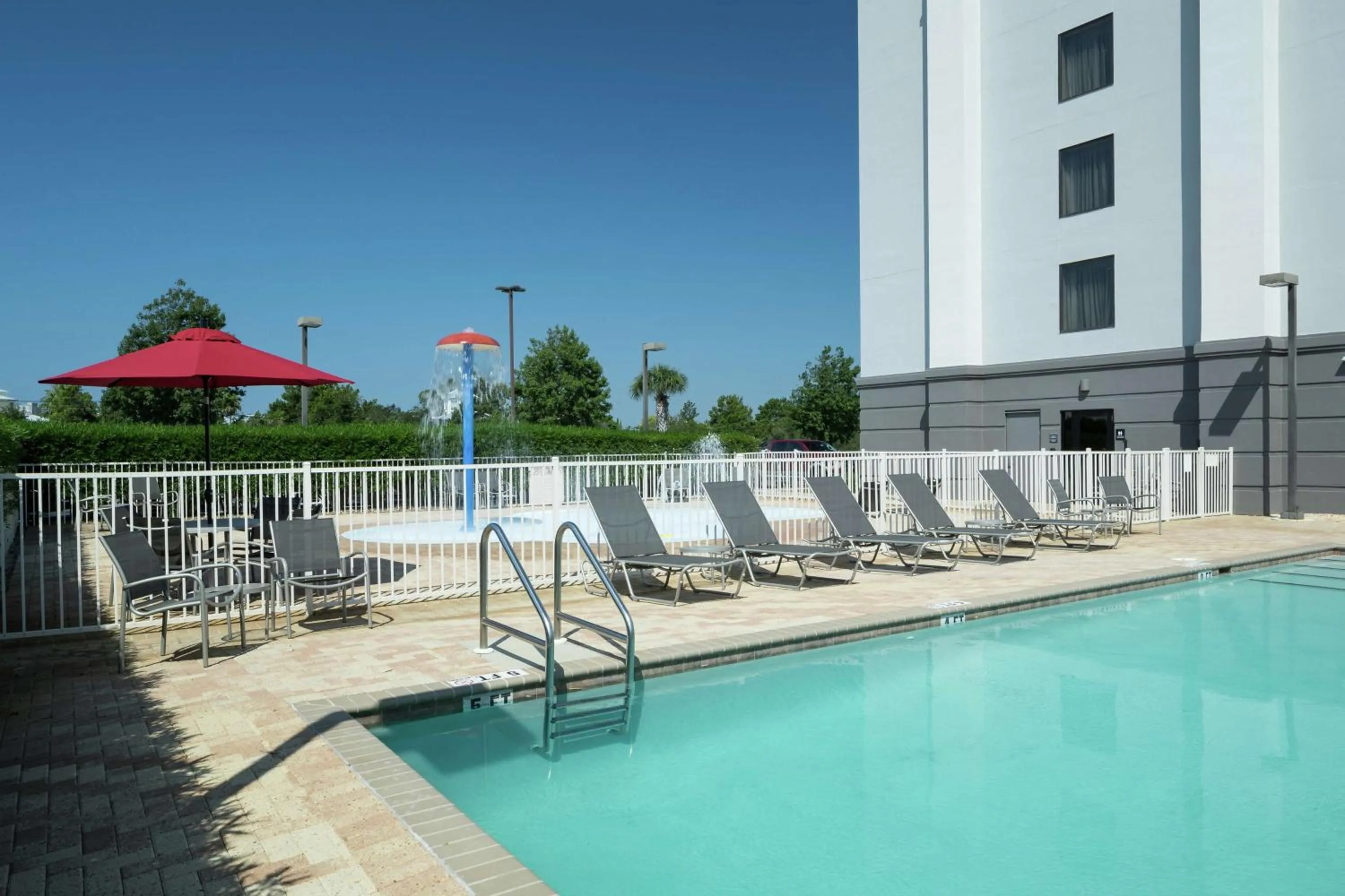 Pool view in Hampton Inn & Suites Panama City Beach-Pier Park Area
