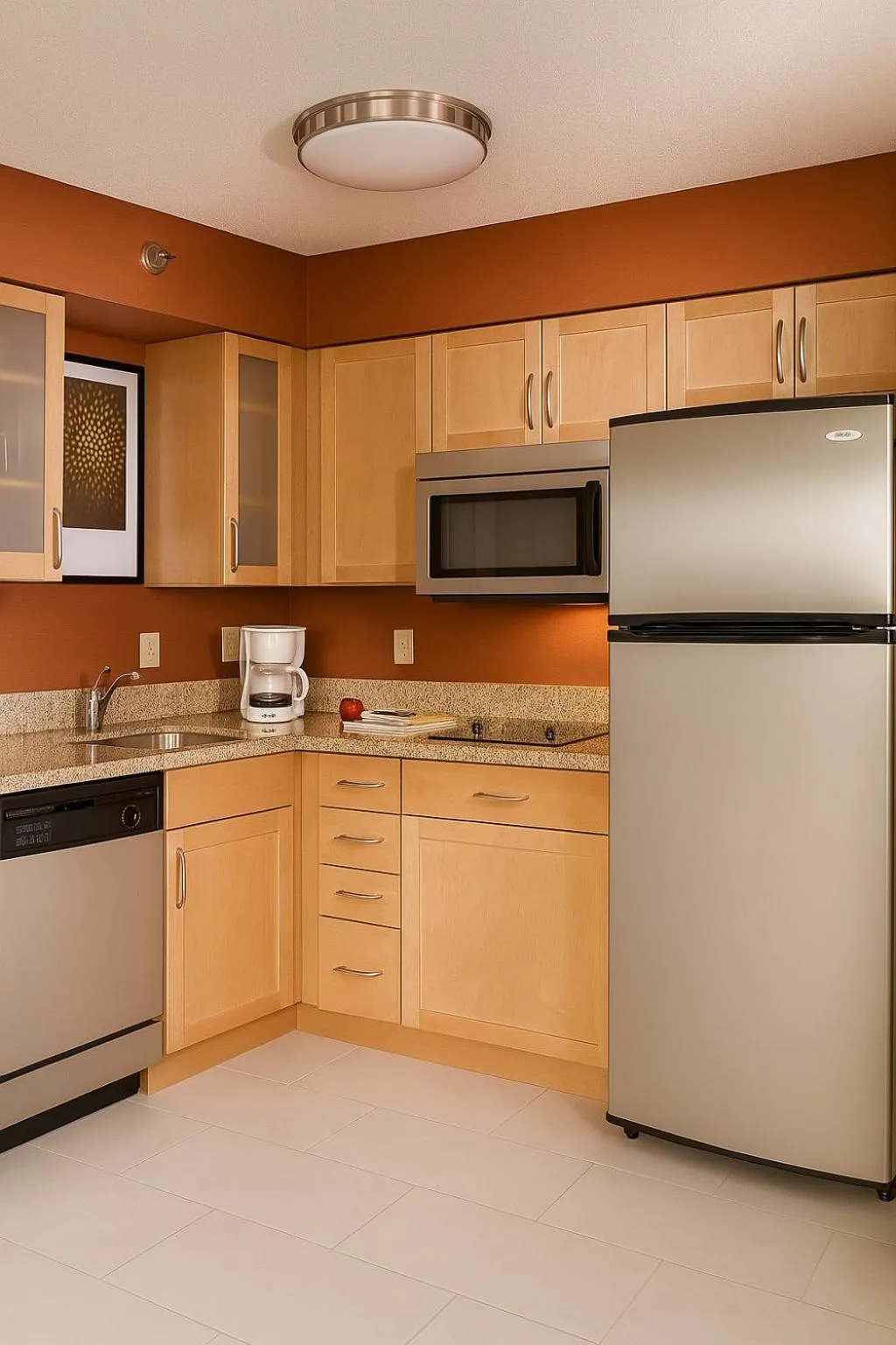 Kitchen or kitchenette in MainStay Suites Appleton Airport - Fox River Mall Area