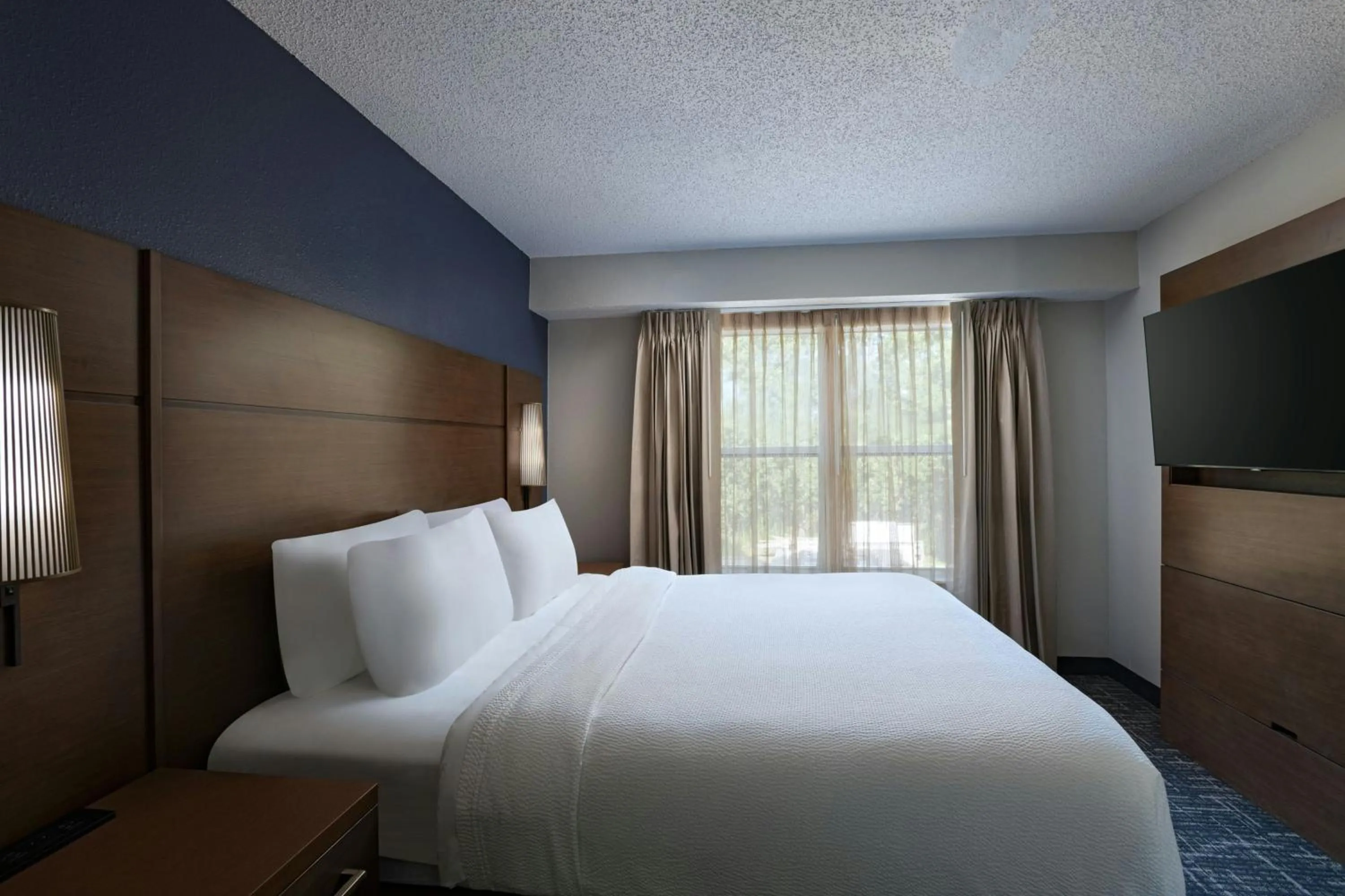 Bedroom, Bed in Residence Inn by Marriott Houston The Woodlands/Lake Front Circle