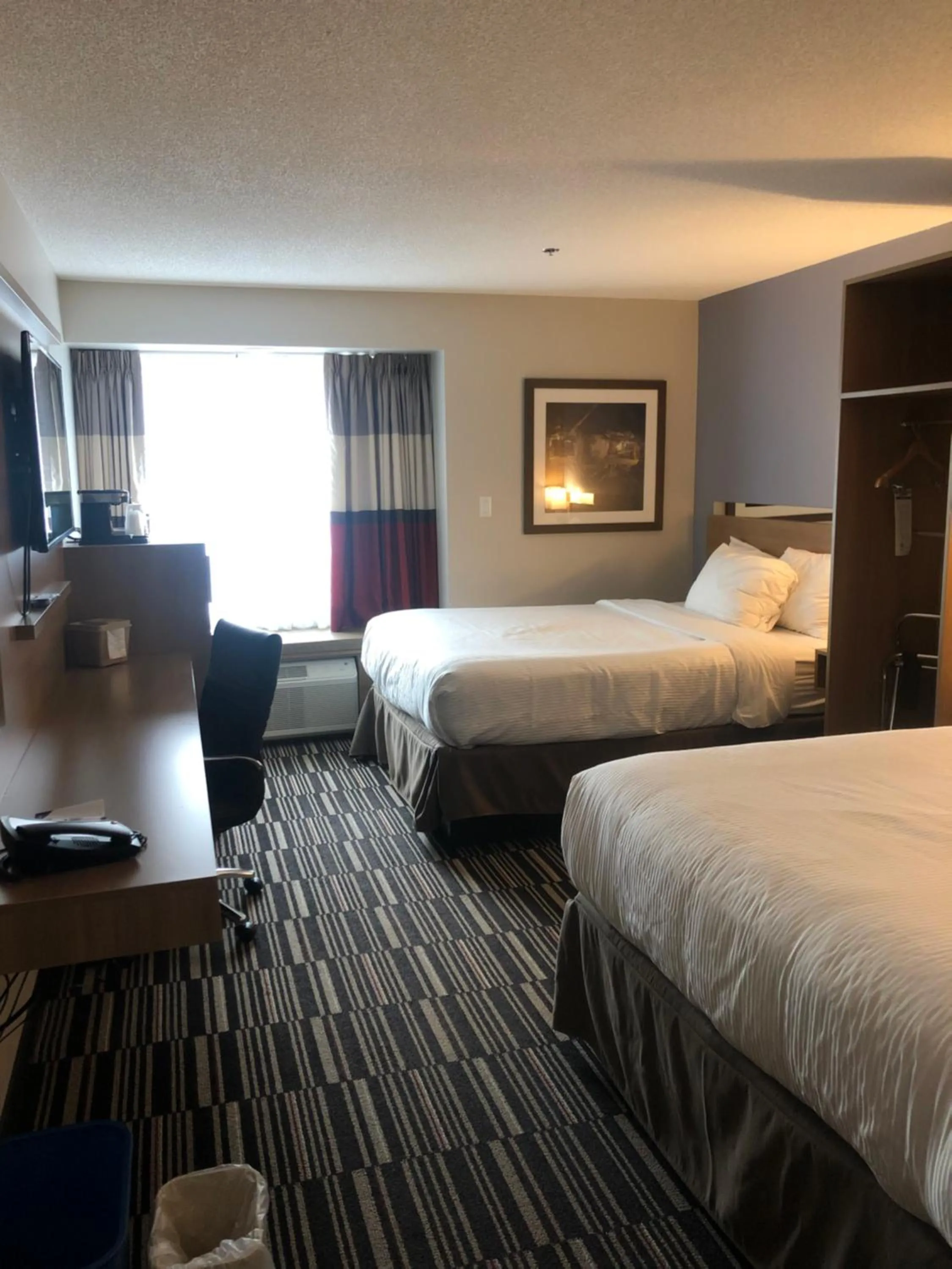 Bed in Microtel Inn & Suites by Wyndham Sudbury