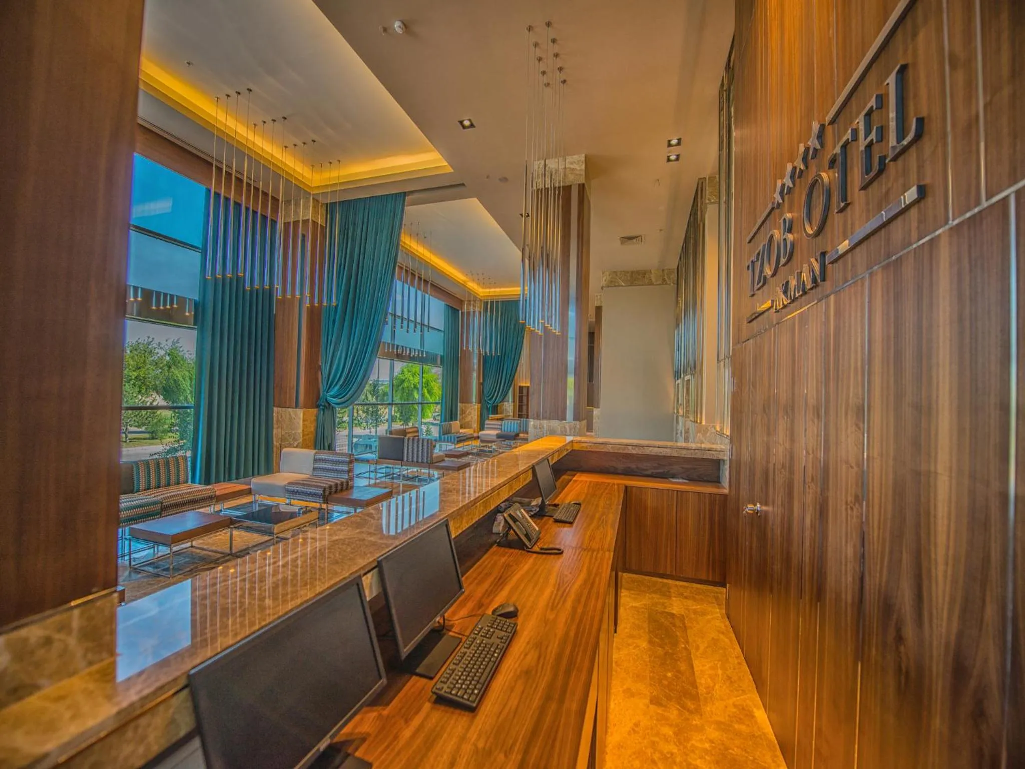 Lobby or reception, Restaurant/Places to Eat in Akman TZOB Otel