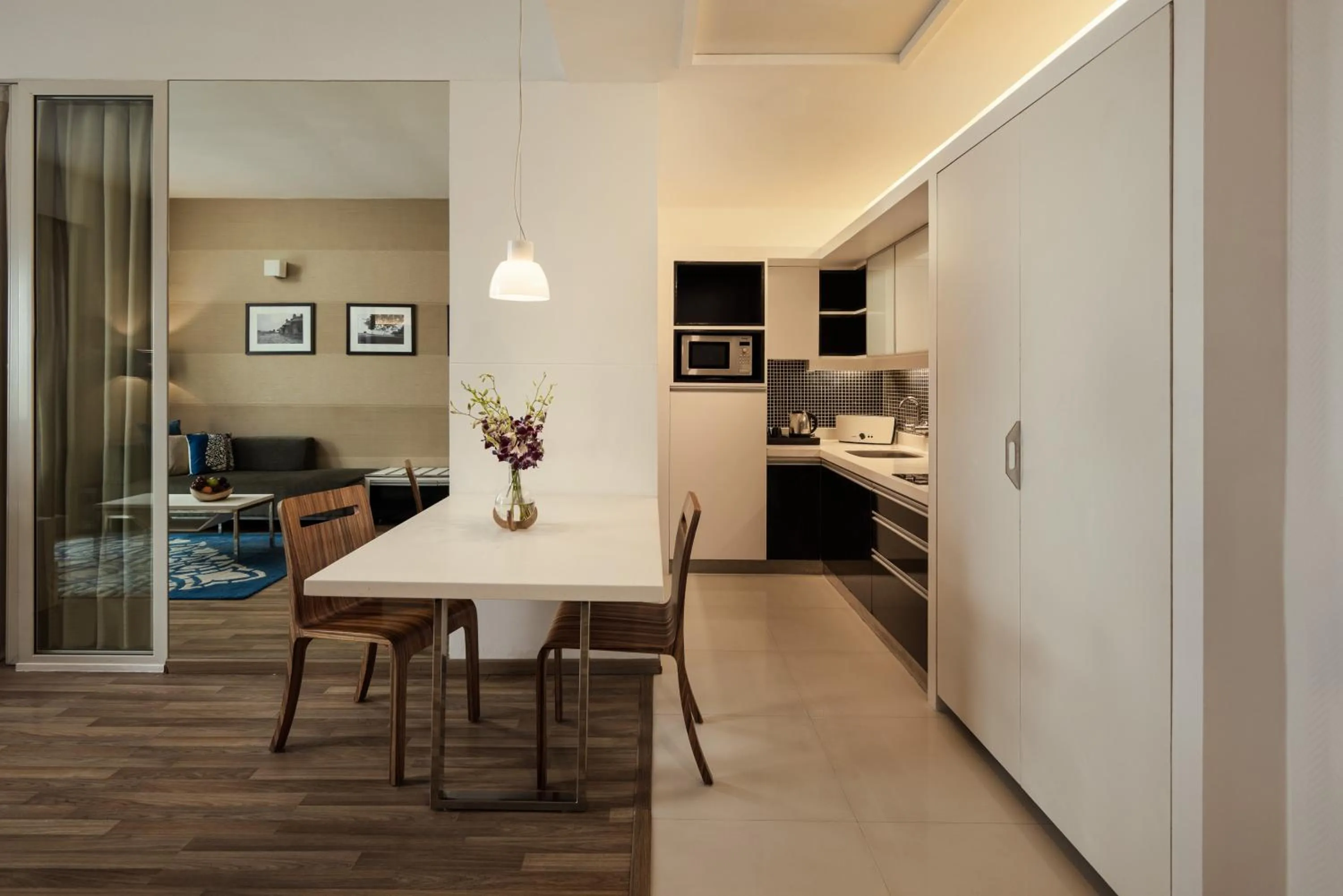 One-Bedroom Suite with Balcony with 20% discount on food and soft beverages and spa in Grand Mercure Bangalore - An Accor Brand