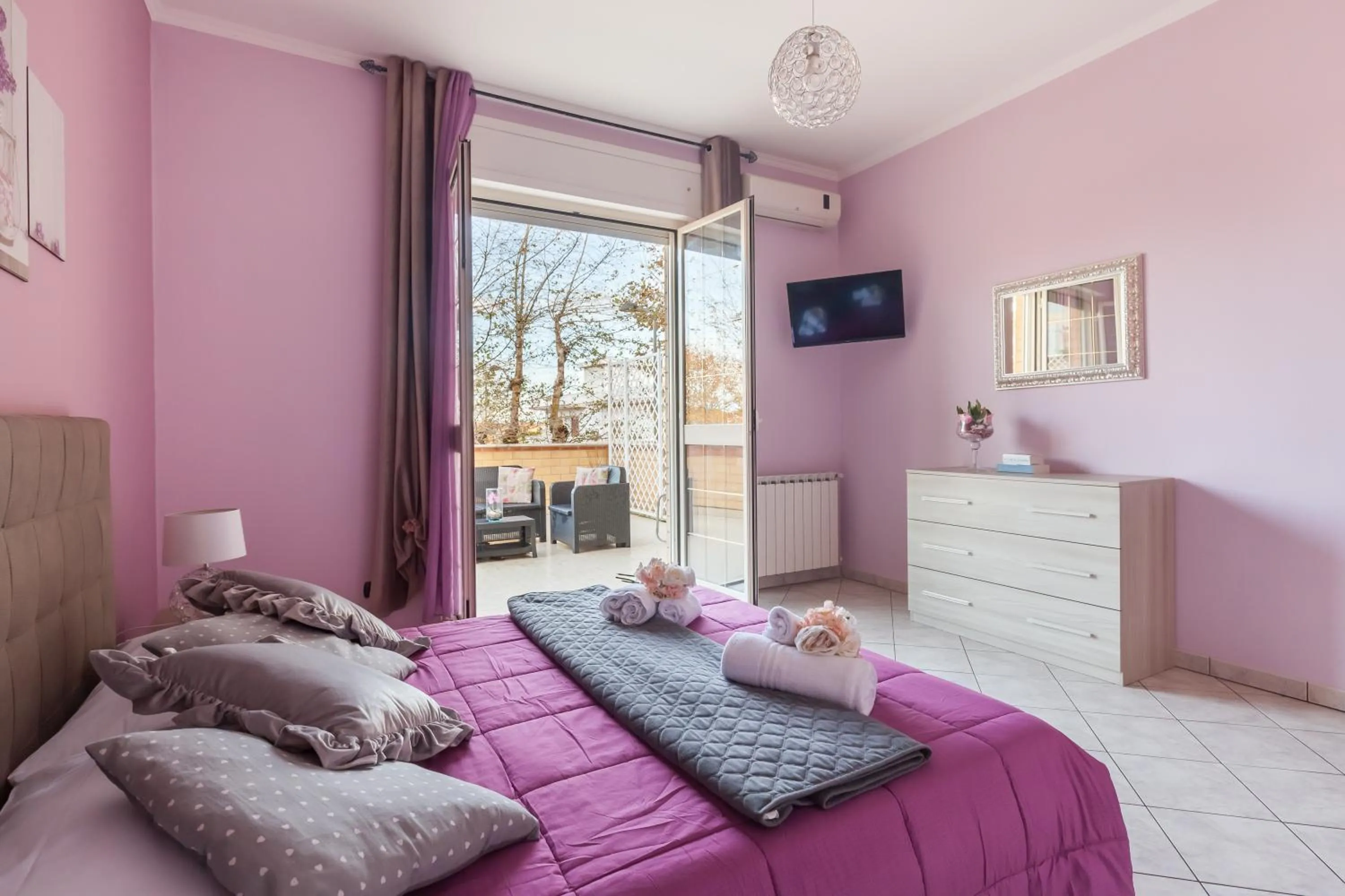 Bedroom, Bed in Casa Vacanze Giramondo