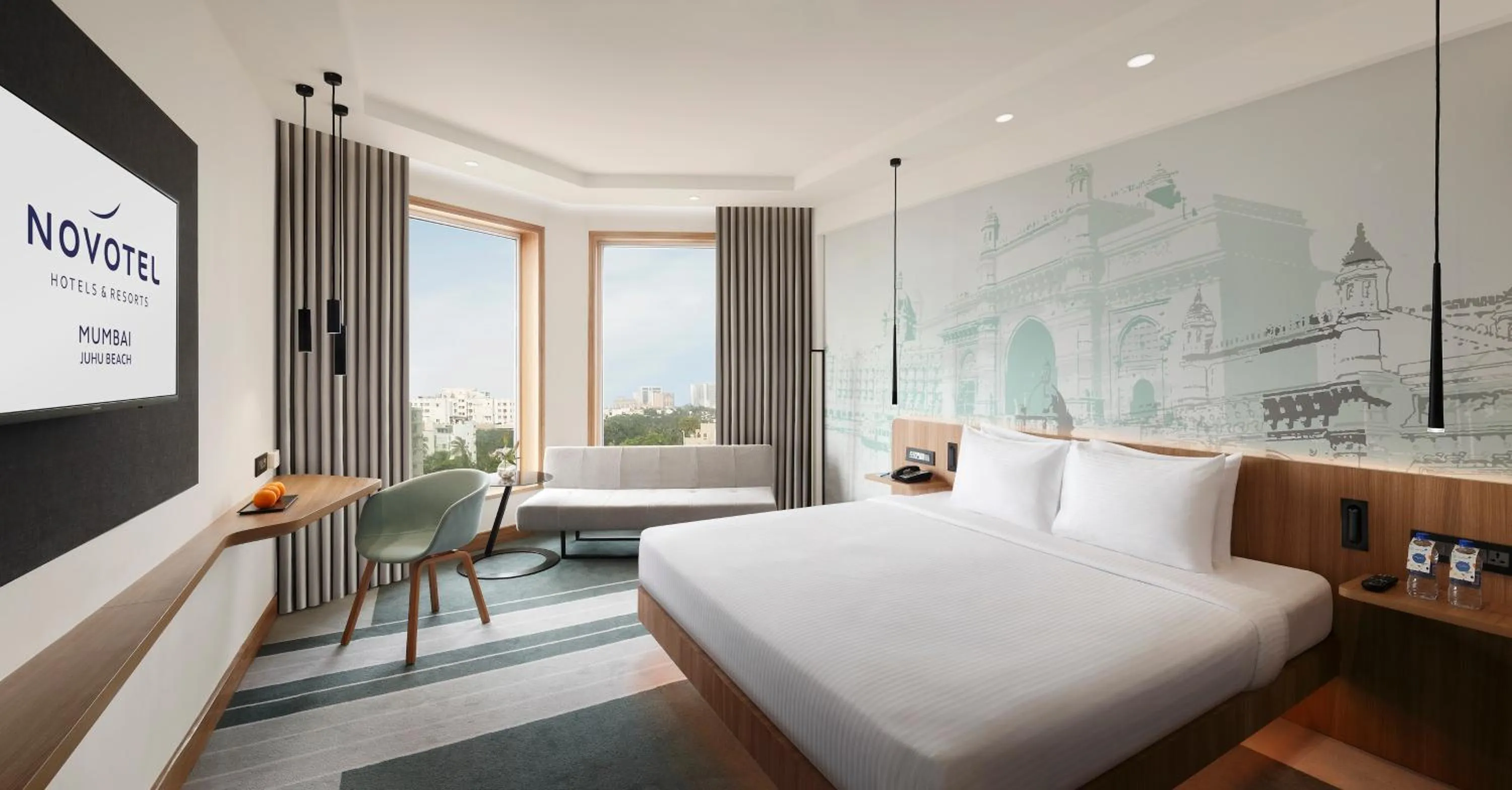 Bedroom, Bed in Novotel Mumbai Juhu Beach