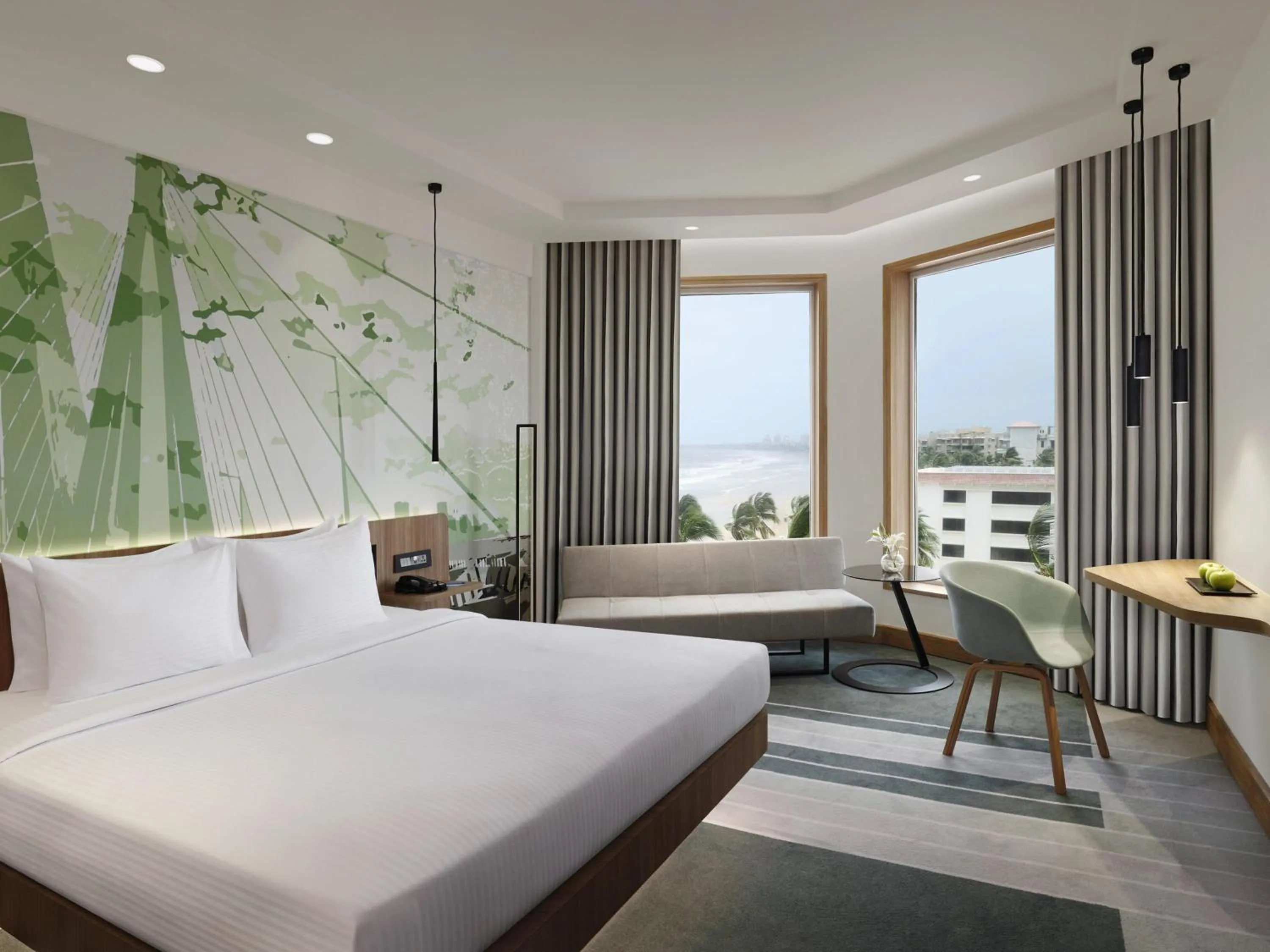 Bedroom, Bed in Novotel Mumbai Juhu Beach