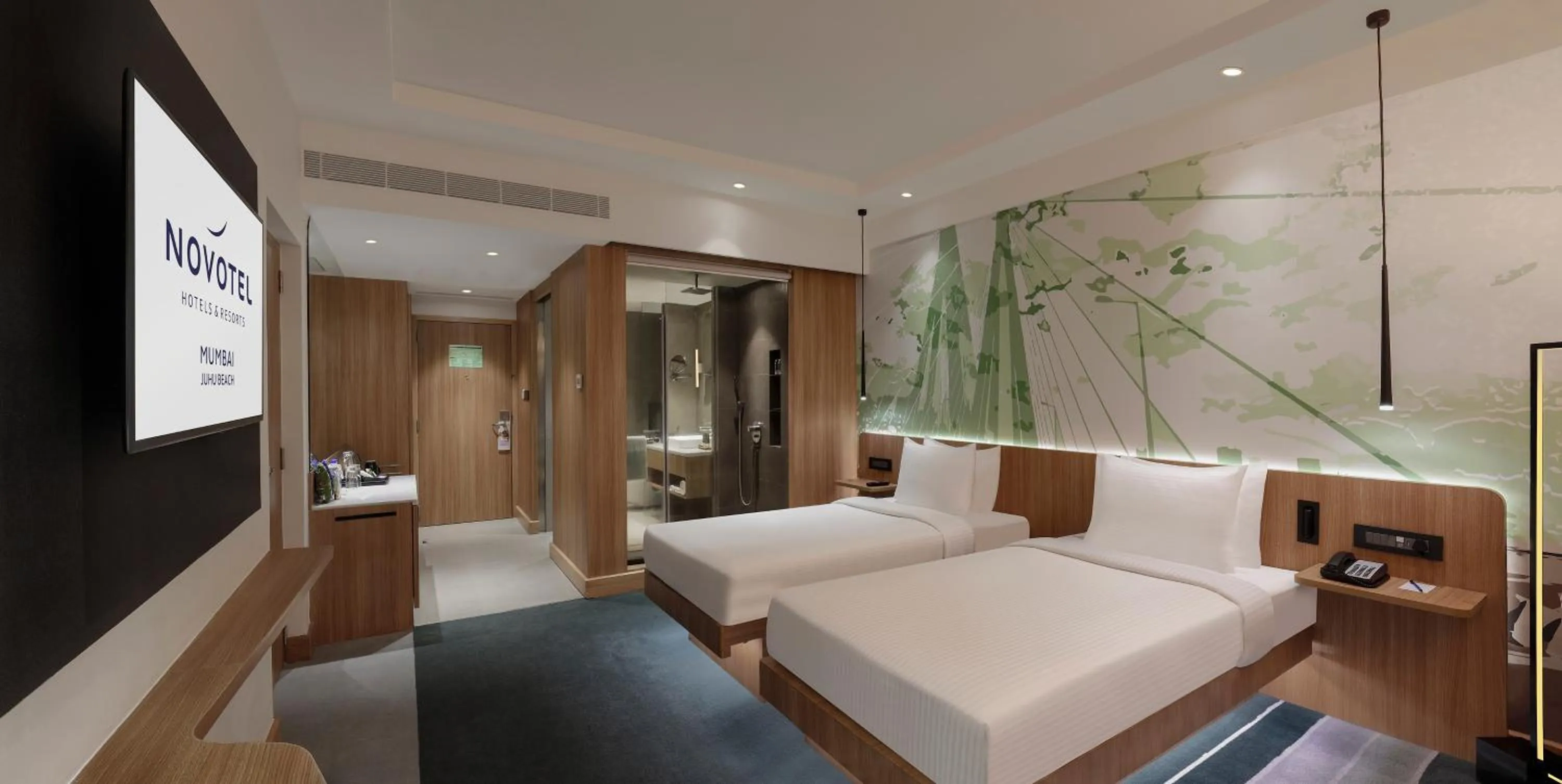 Photo of the whole room, Bed in Novotel Mumbai Juhu Beach