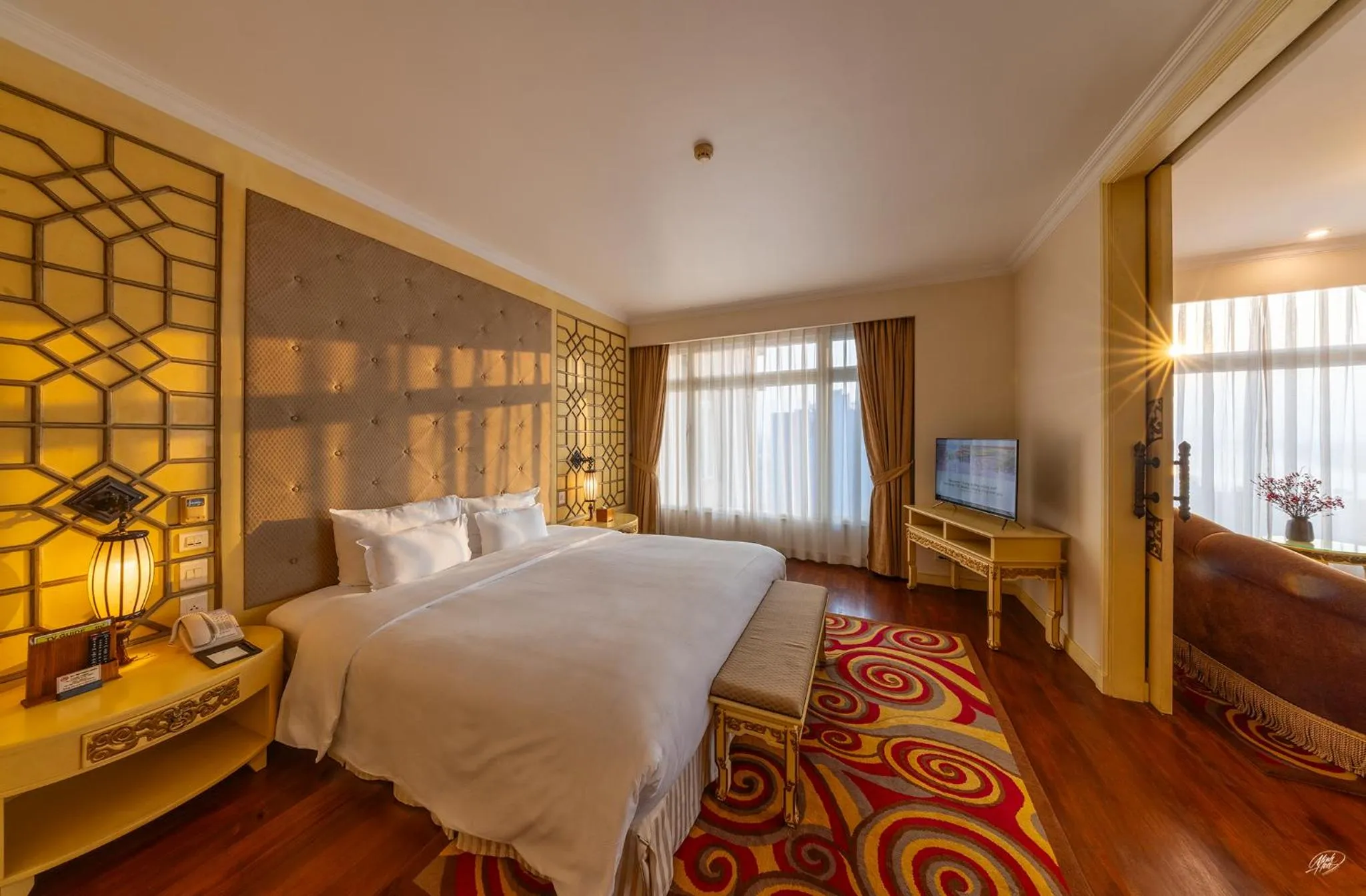 Bed in TTC Imperial Hotel