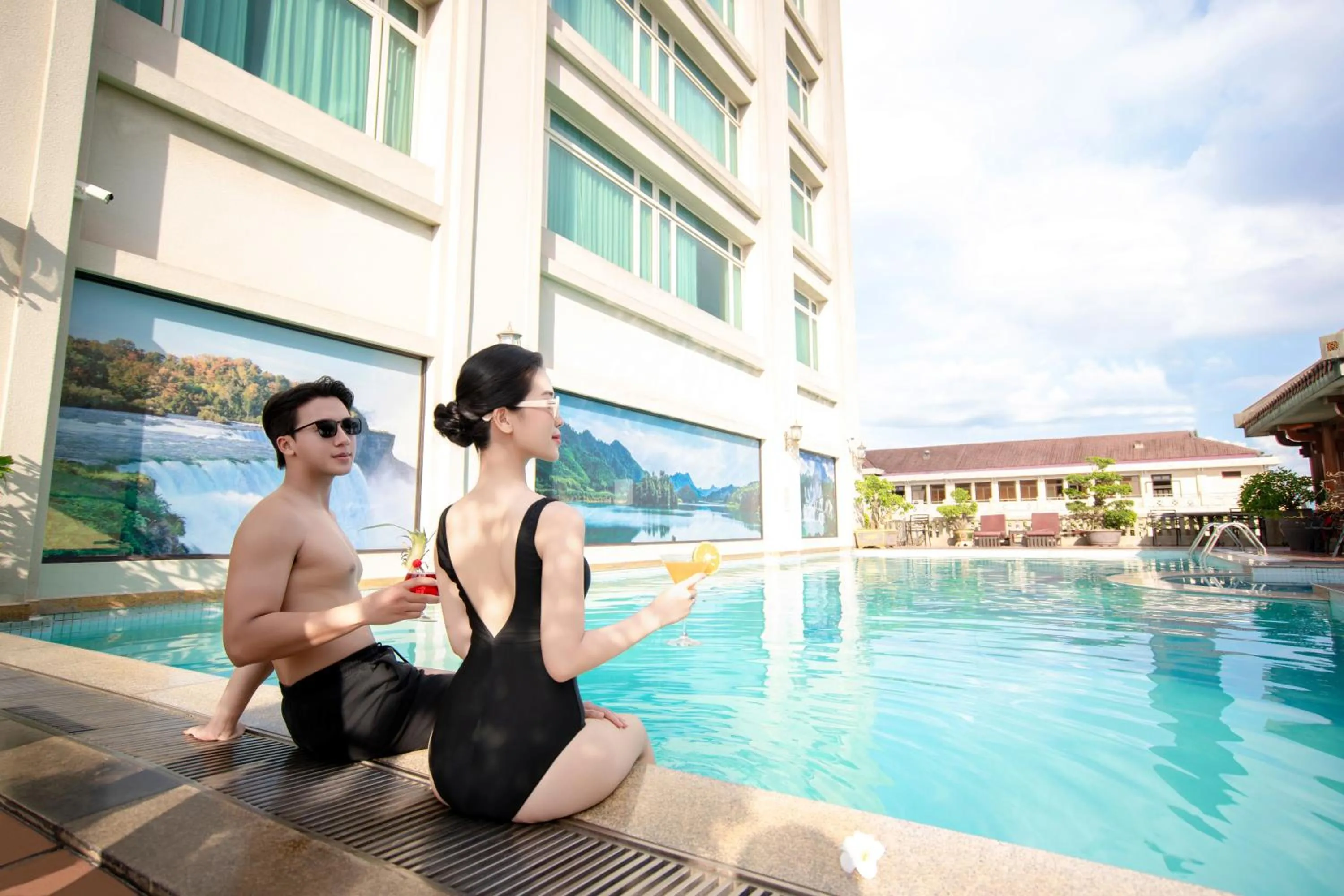 Swimming pool in TTC Imperial Hotel