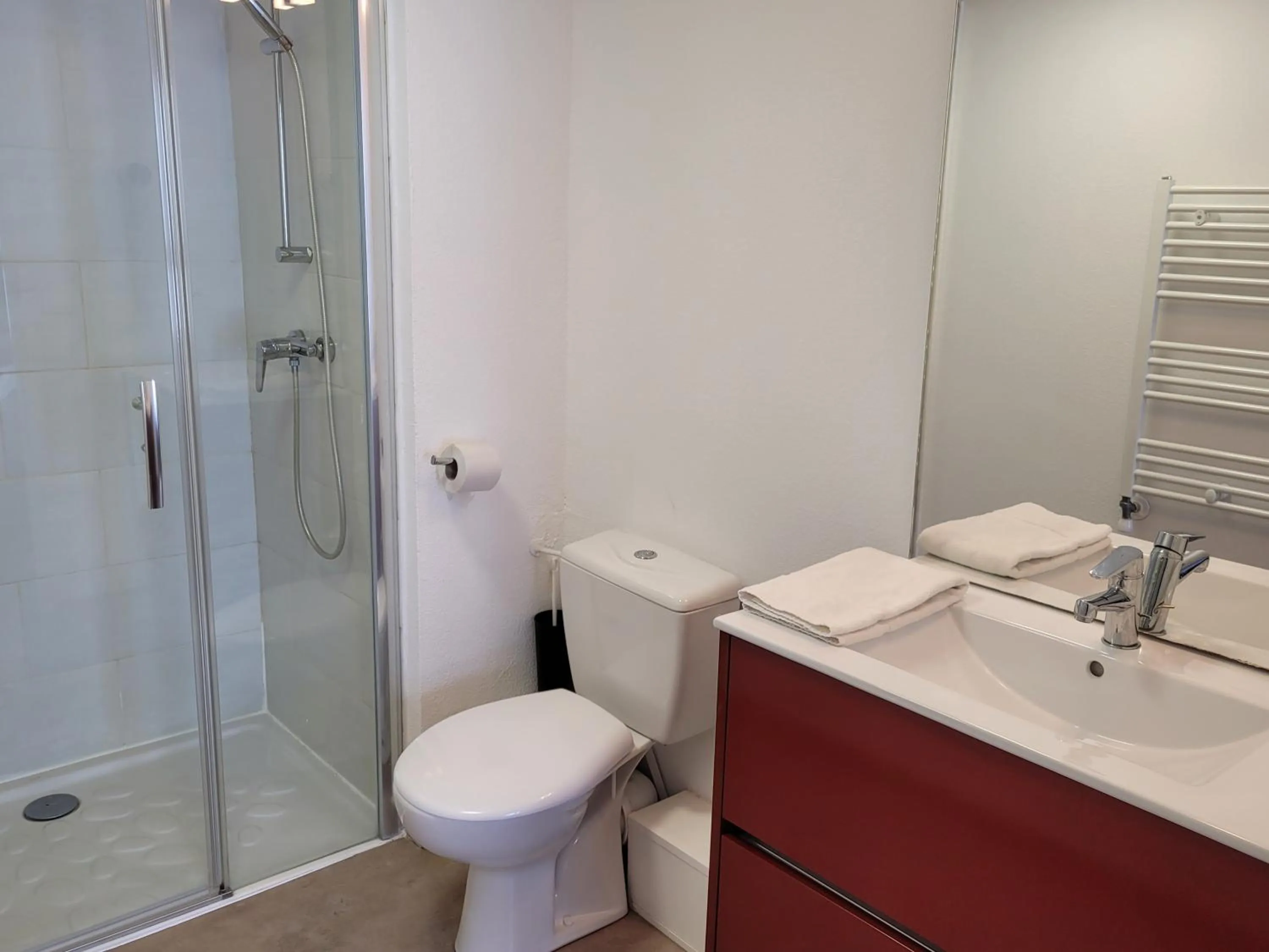 Shower in Résidence Odalys Front de Neige