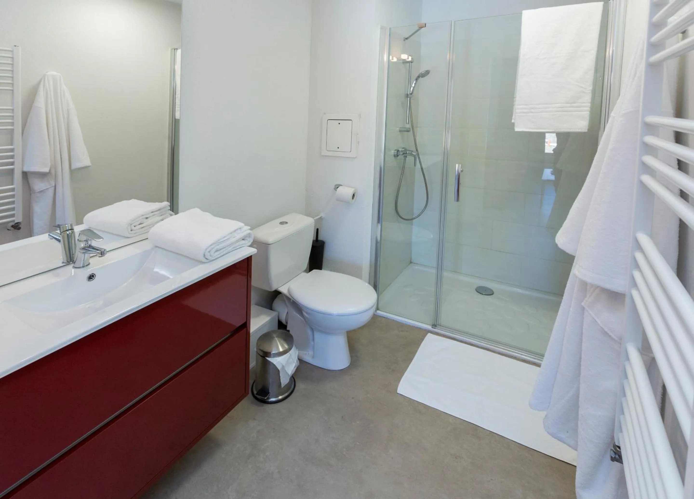 Bathroom in Résidence Odalys Front de Neige