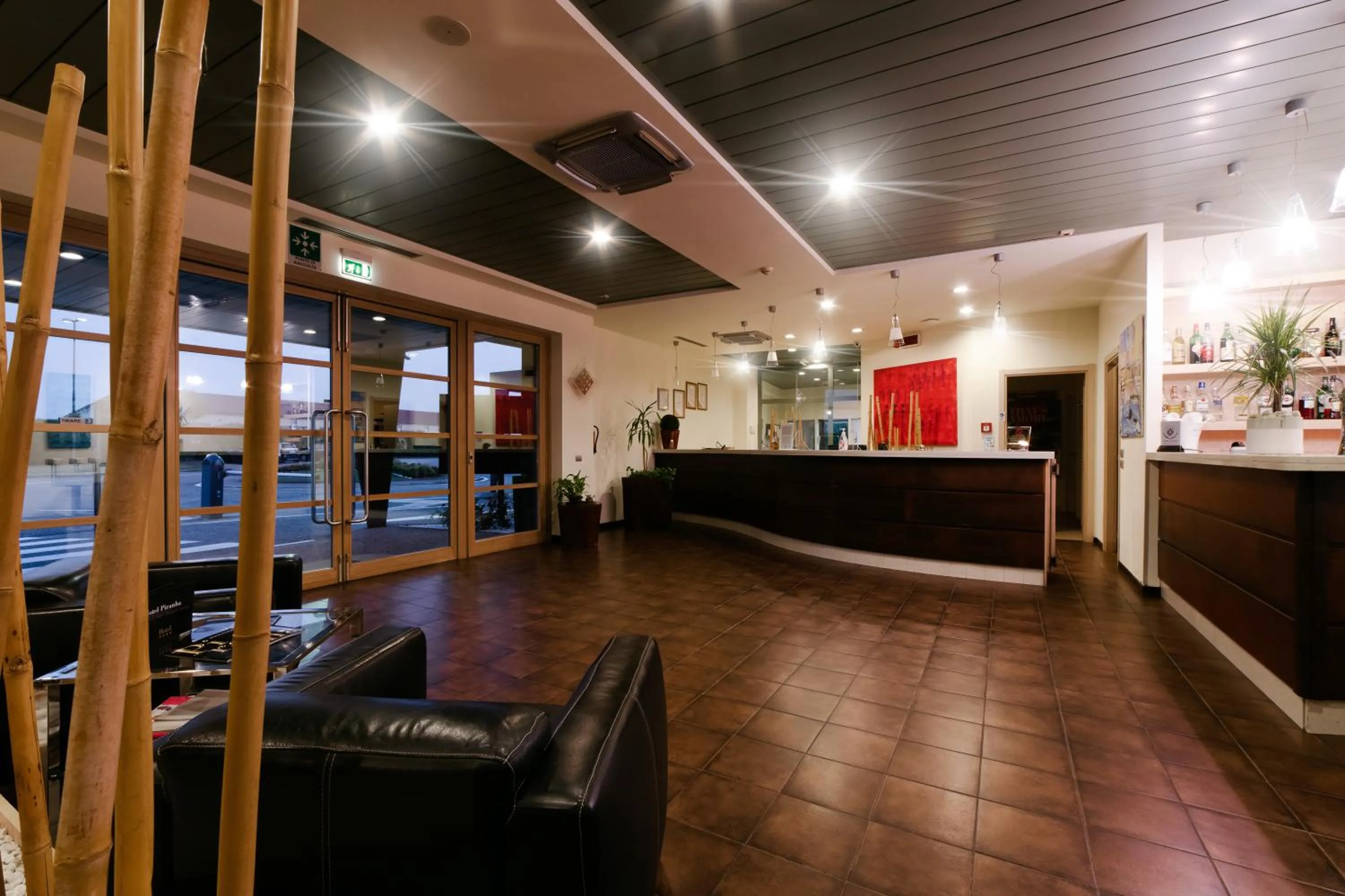 Lobby or reception in Motel Hotel Piranha