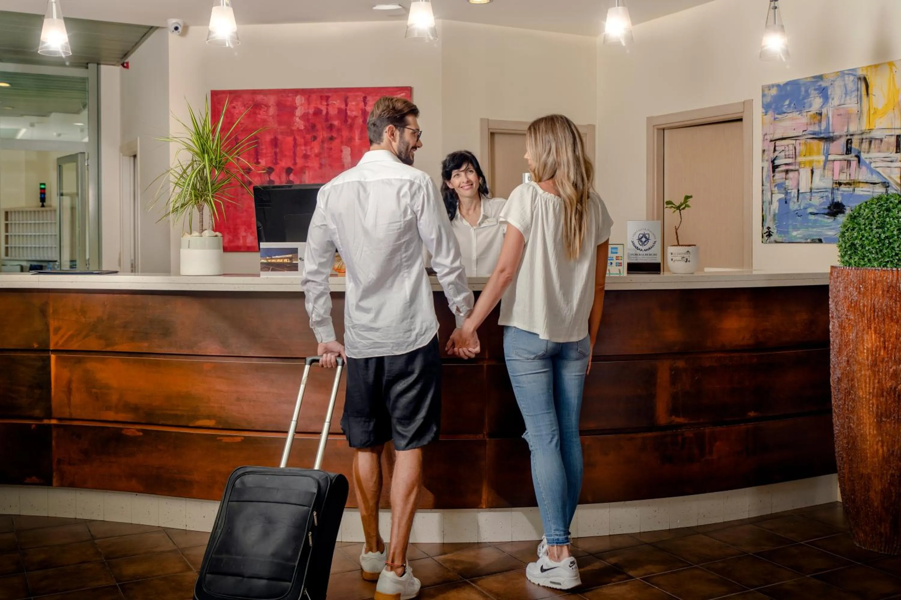 Lobby or reception in Motel Hotel Piranha